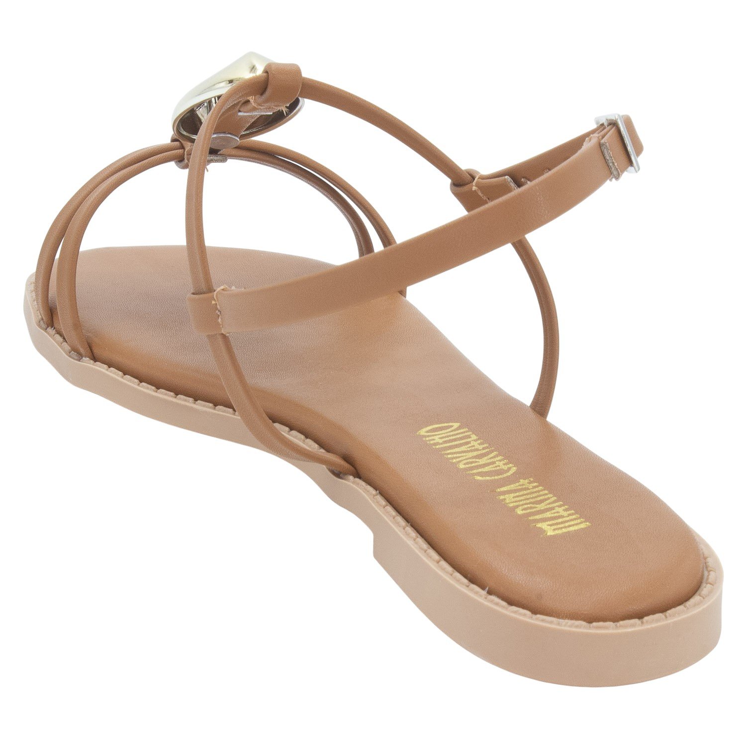 Sandália Feminina Marina Carvalho 1753 - Marrom Marrom 3