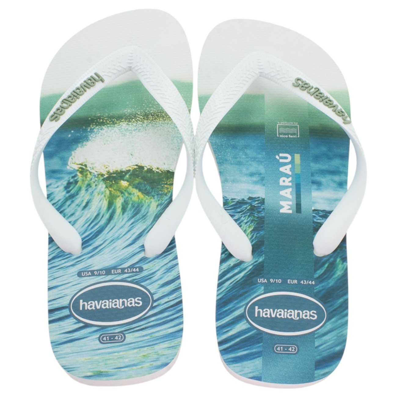 Chinelo Masculino Havaianas Top Surfer I - Branco Branco 3