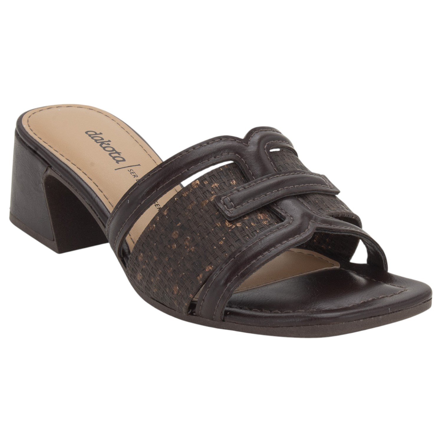 Tamanco Feminino Dakota Y9491 - Marrom Marrom 2