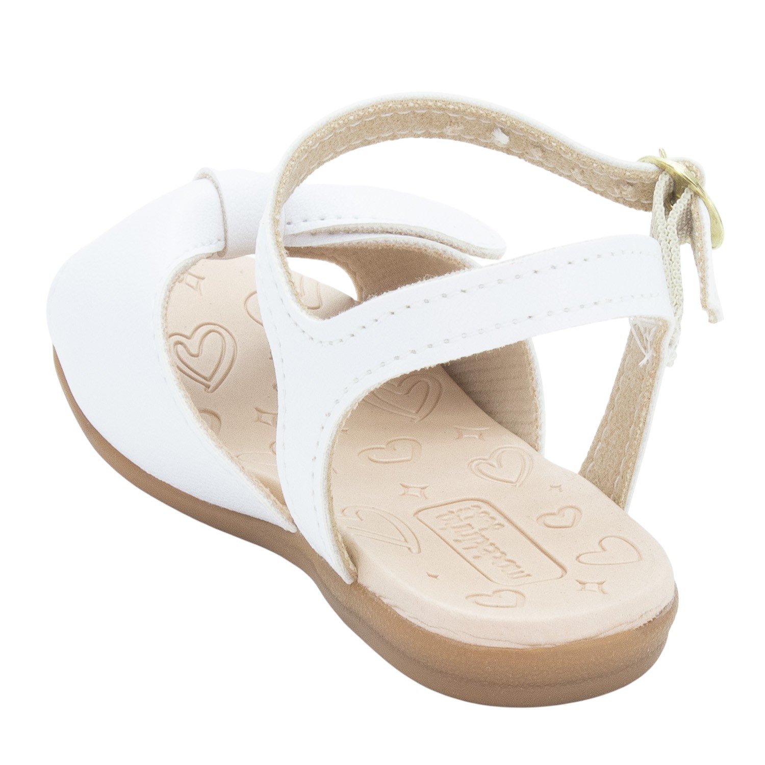 Sandália Infantil Menina Molekinha 2743.103 - Branco Branco 3