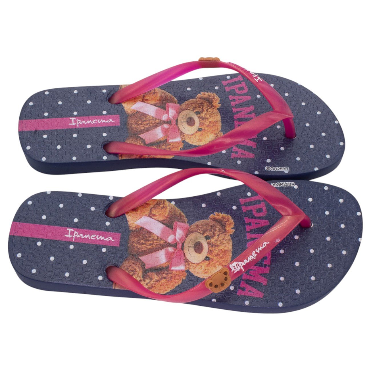 Chinelo Infantil Menina Ipanema Hype - Azul Rosa 2