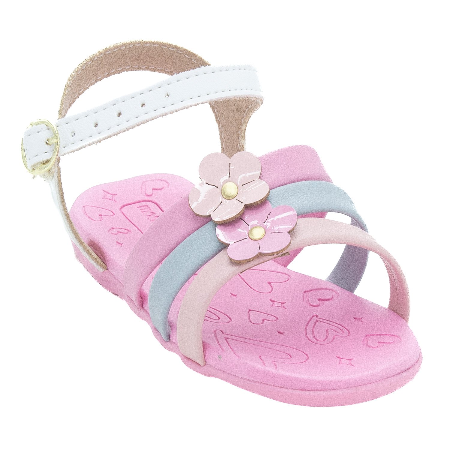 Sandália Infantil Menina Molekinha 2743.102 - Rosa Rosa 2