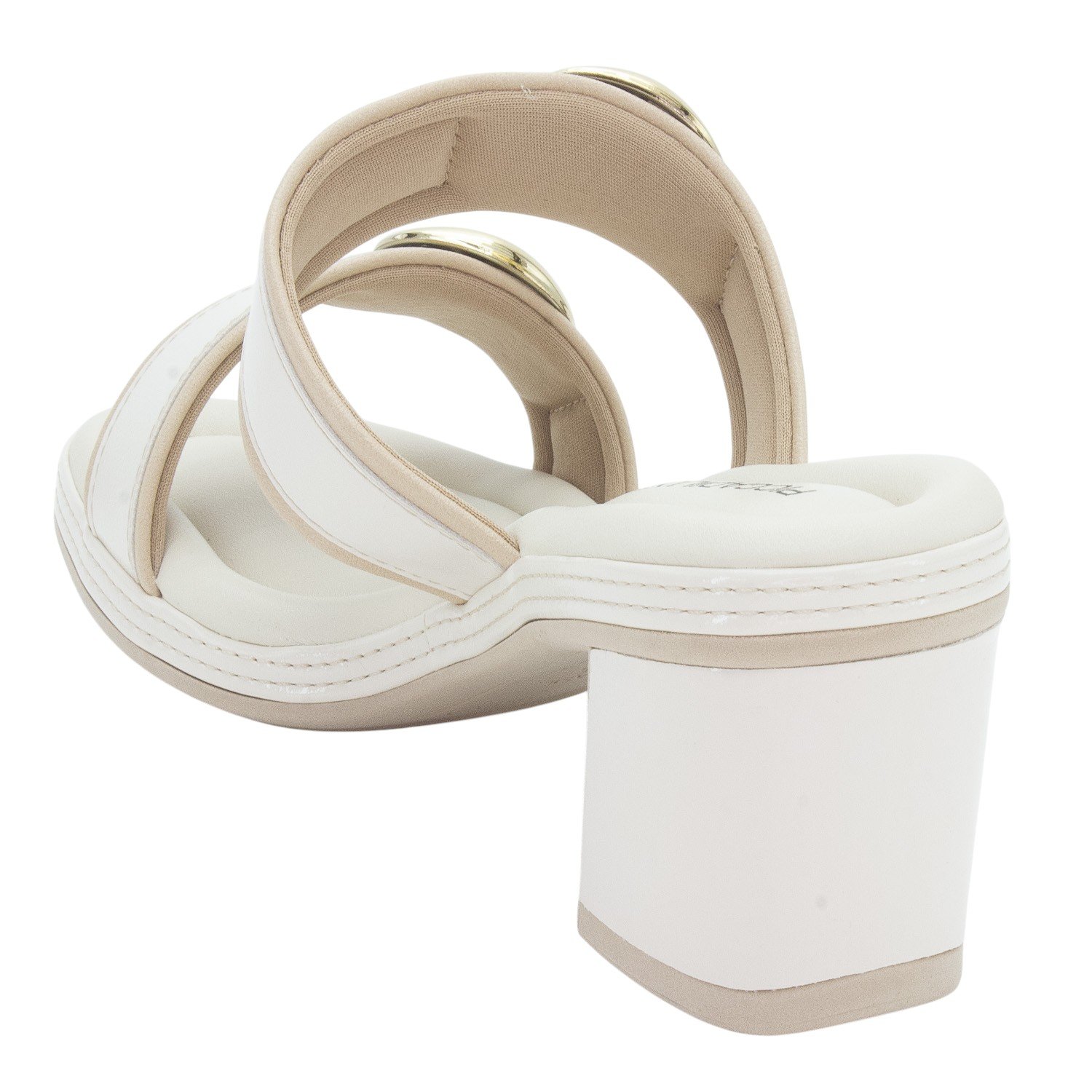 Tamanco Feminino Piccadilly 566076-3 - Off White Branco 3