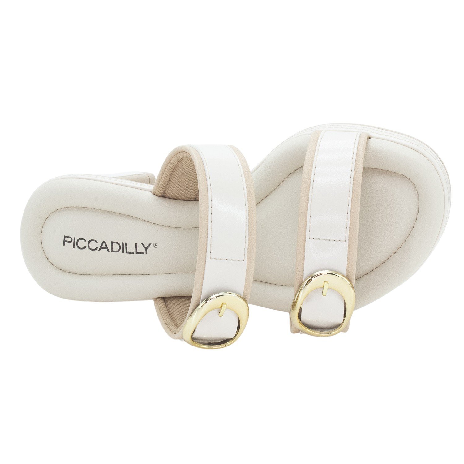 Tamanco Feminino Piccadilly 566076-3 - Off White Branco 5