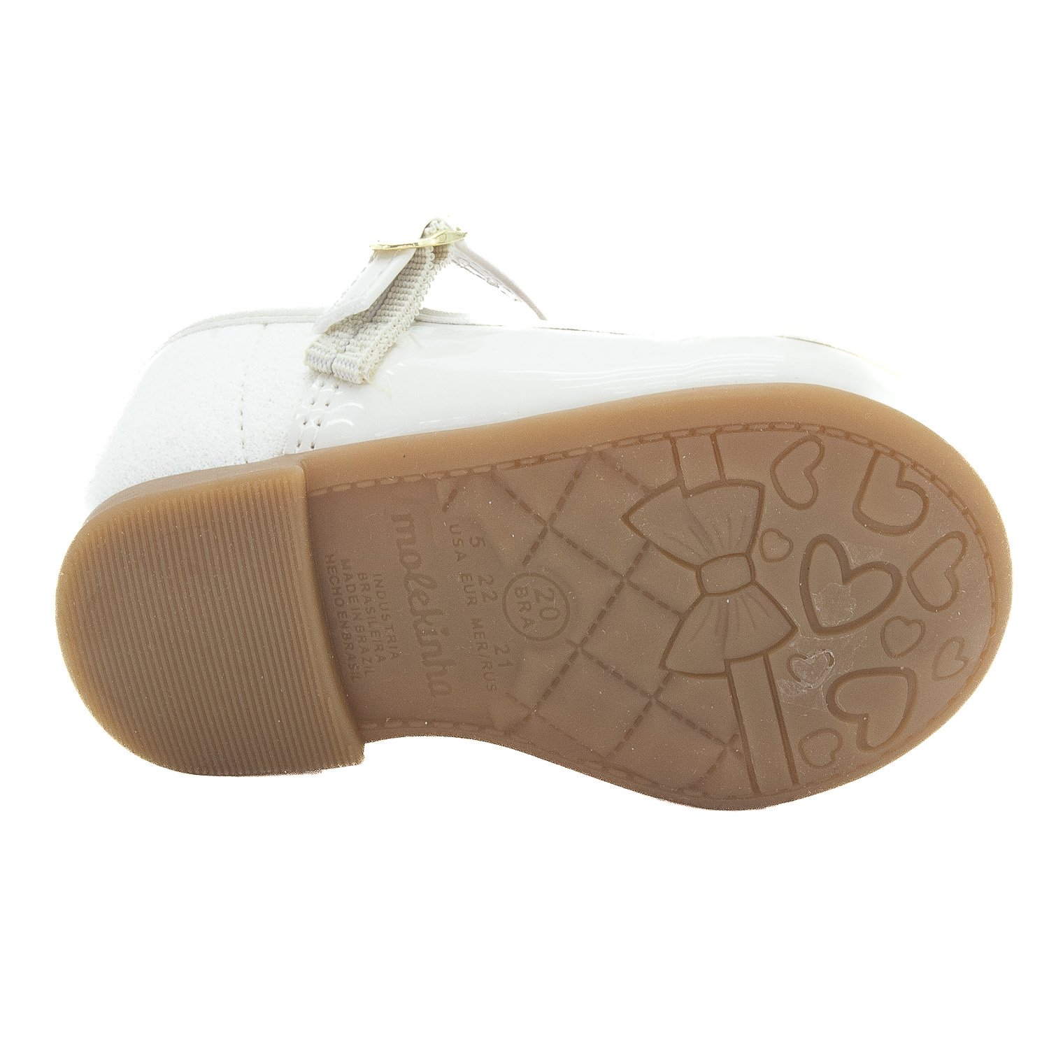 Sapatilha Infantil Menina Molekinha 2106.1043 - Branco Branco 4