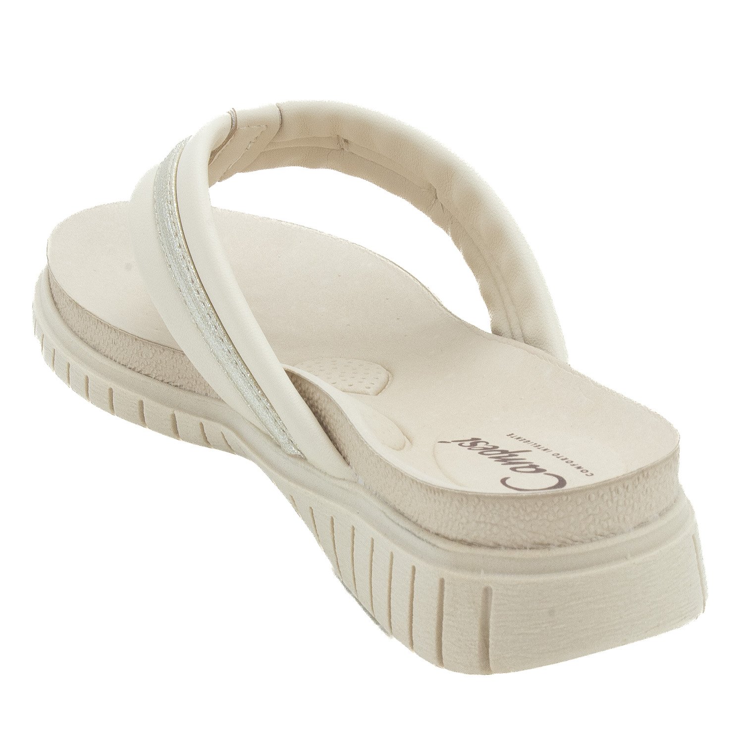 Chinelo Feminino Campesí CE242 - Off White Branco 3