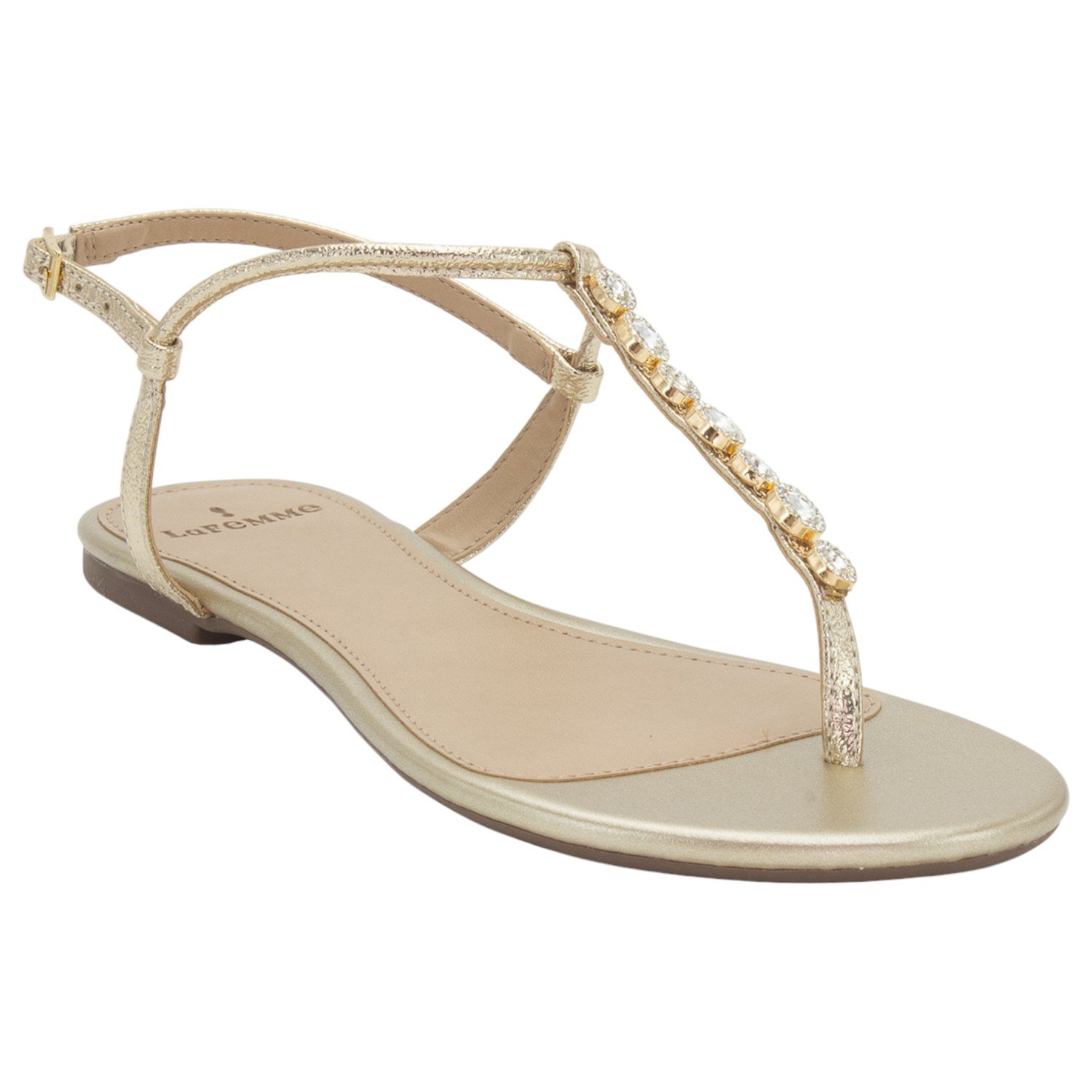 Sandália Feminina La Femme 13.1232 - Dourado Dourado 2