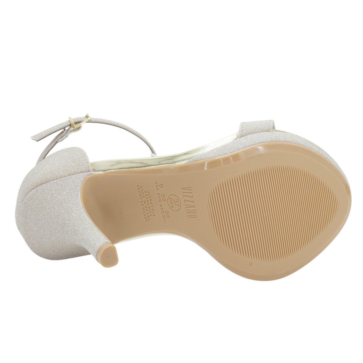 Sandália Feminina Vizzano 6210.655 - Dourado Dourado 4