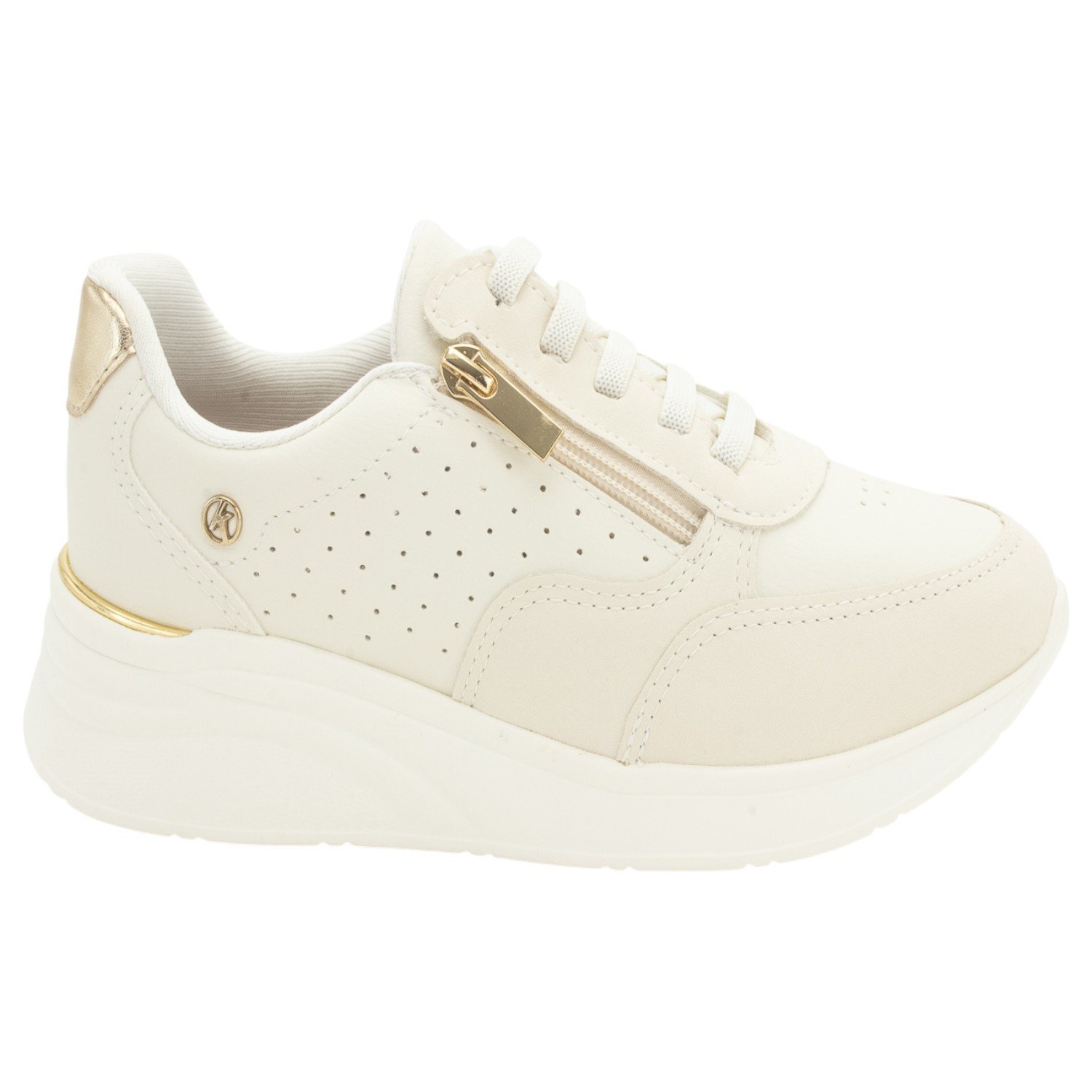 Tênis Feminino Kolosh C3984 - Creme