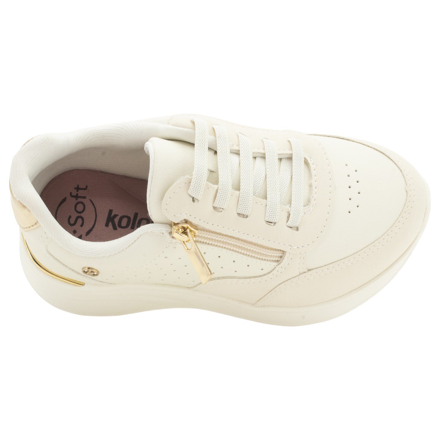 Tênis Feminino Kolosh C3984 - Creme Bege 5