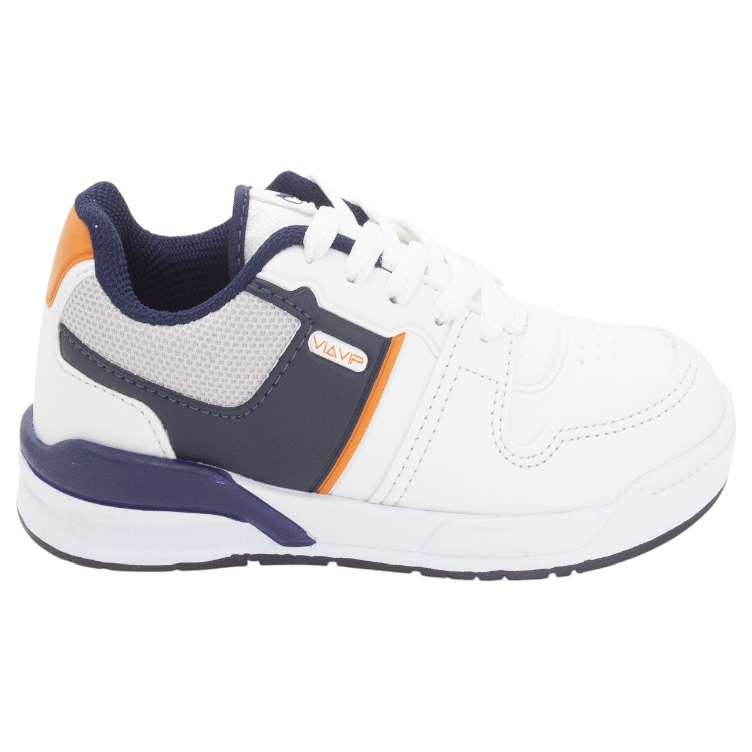 Tênis Infantil Menino Via Vip VV4023 - Branco