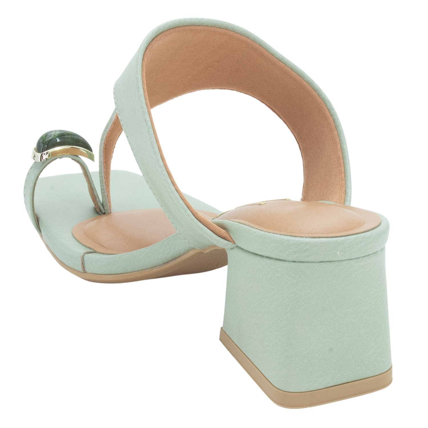 Tamanco Feminino Vizzano 6558.103 - Verde Verde 3