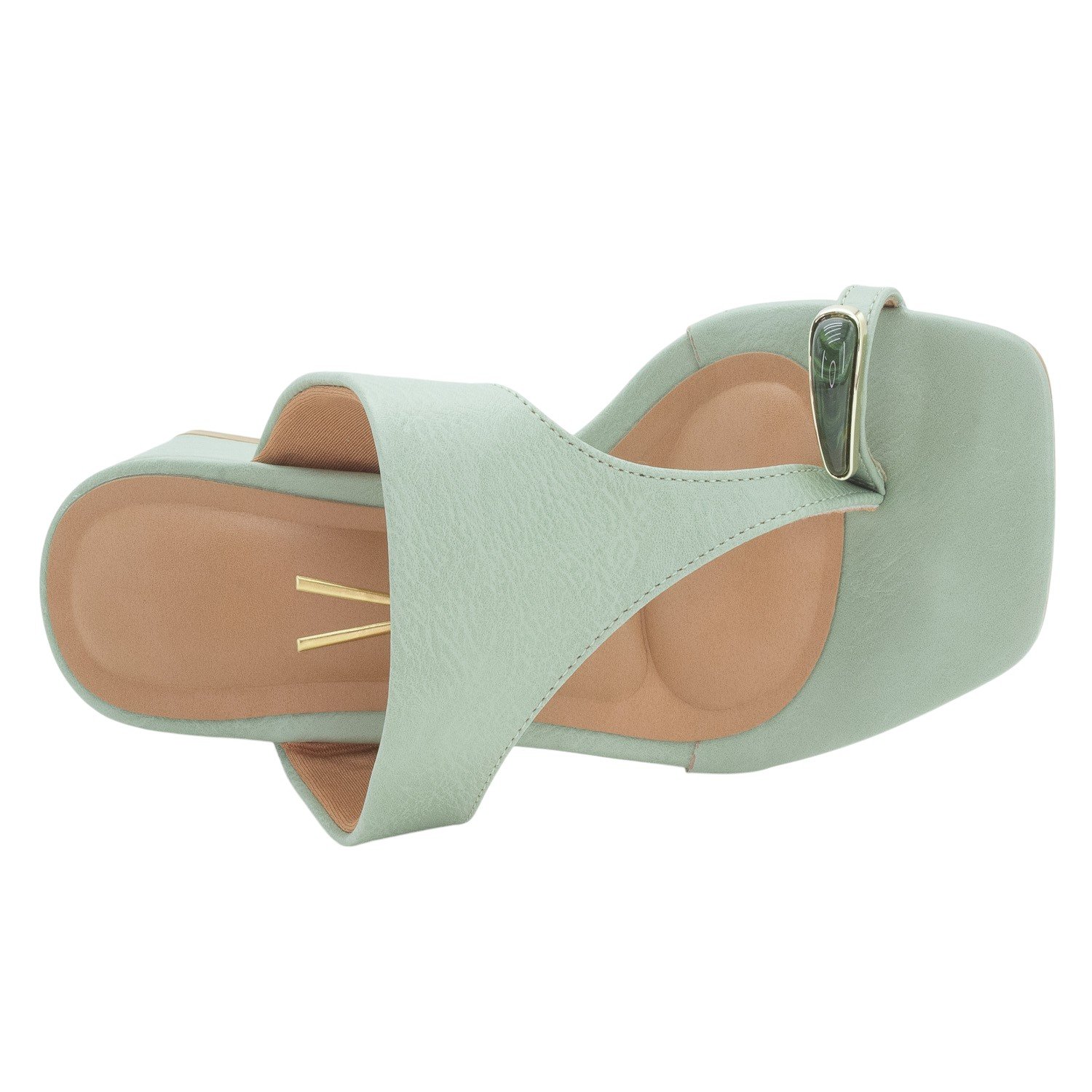 Tamanco Feminino Vizzano 6558.103 - Verde Verde 5