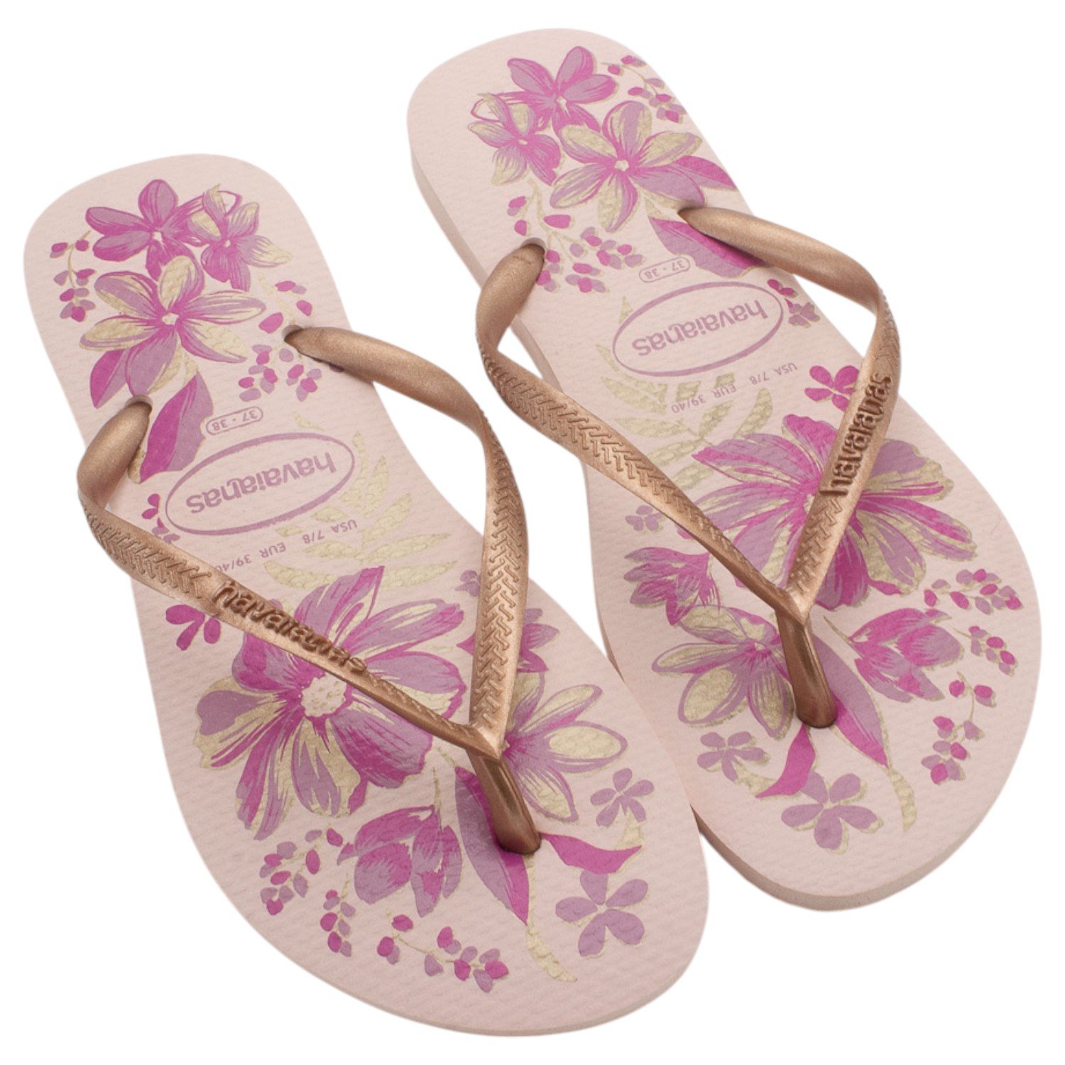 Chinelo Feminino Havaianas Slim Organic - Rosa