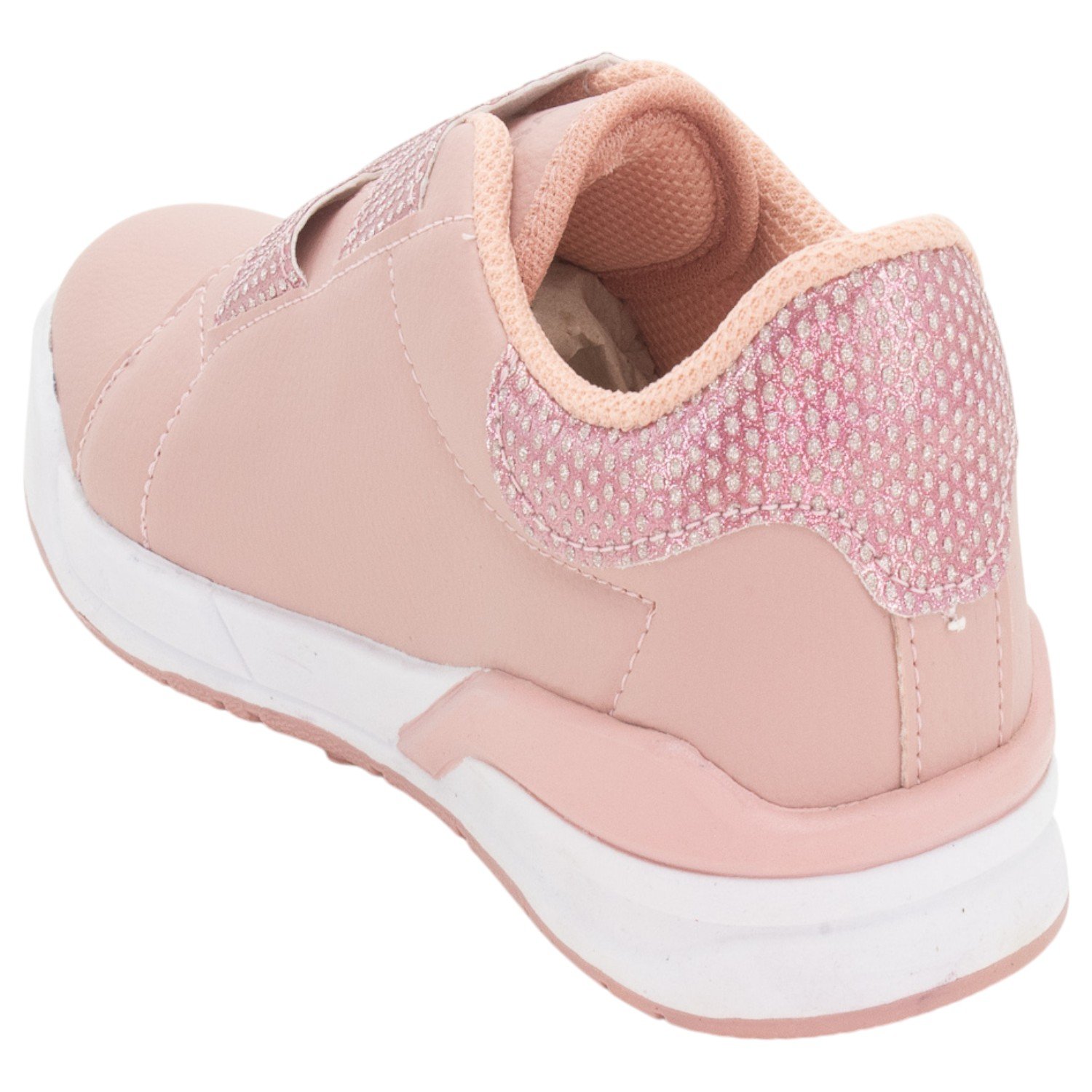 Tênis Infantil Menina Via Vip VV4010 - Rose Rosa 3