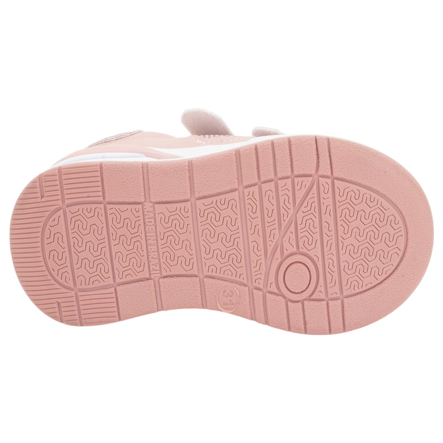 Tênis Infantil Menina Via Vip VV4010 - Rose Rosa 4