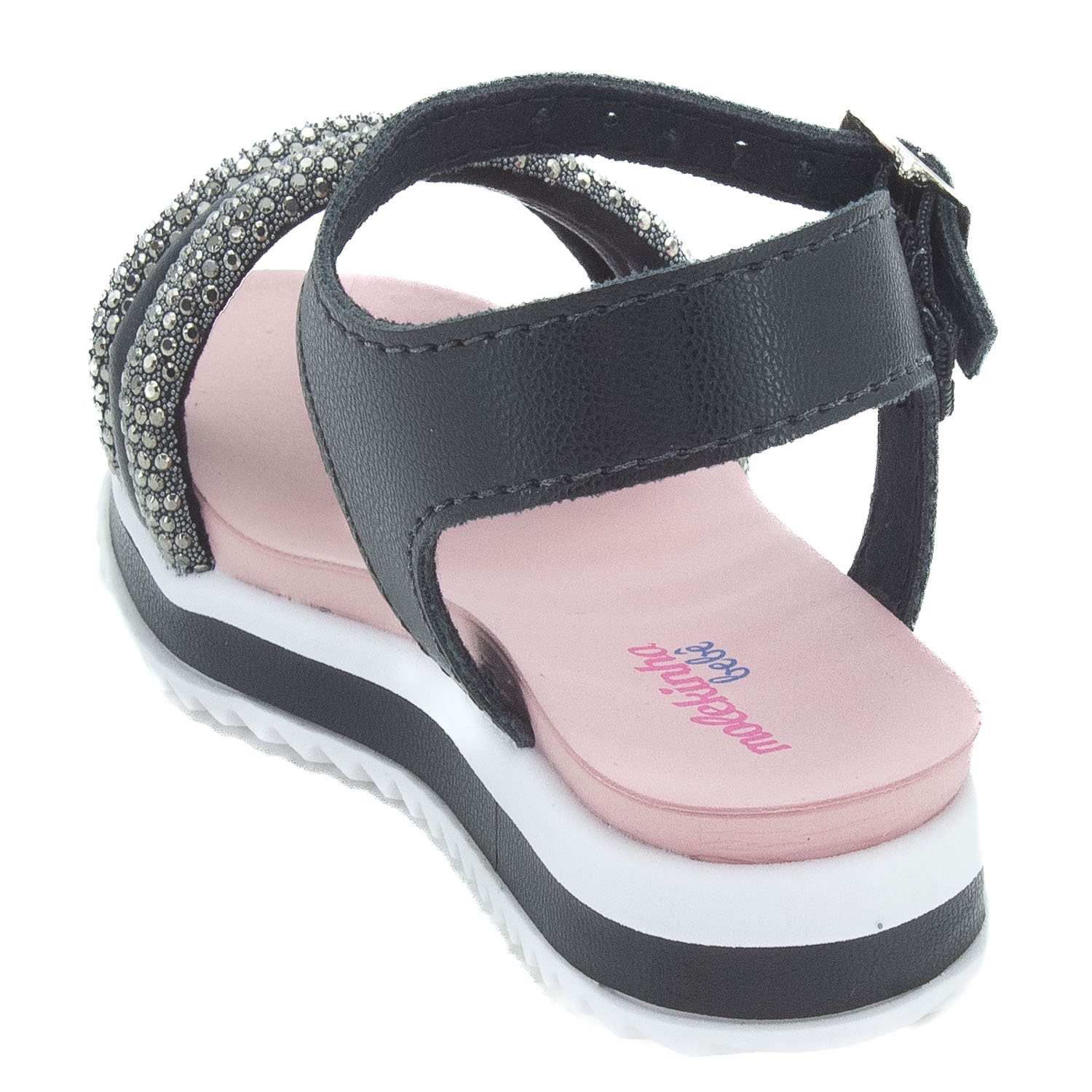 Sandália Infantil Menina Molekinha 2724.123 - Preto Preto 3