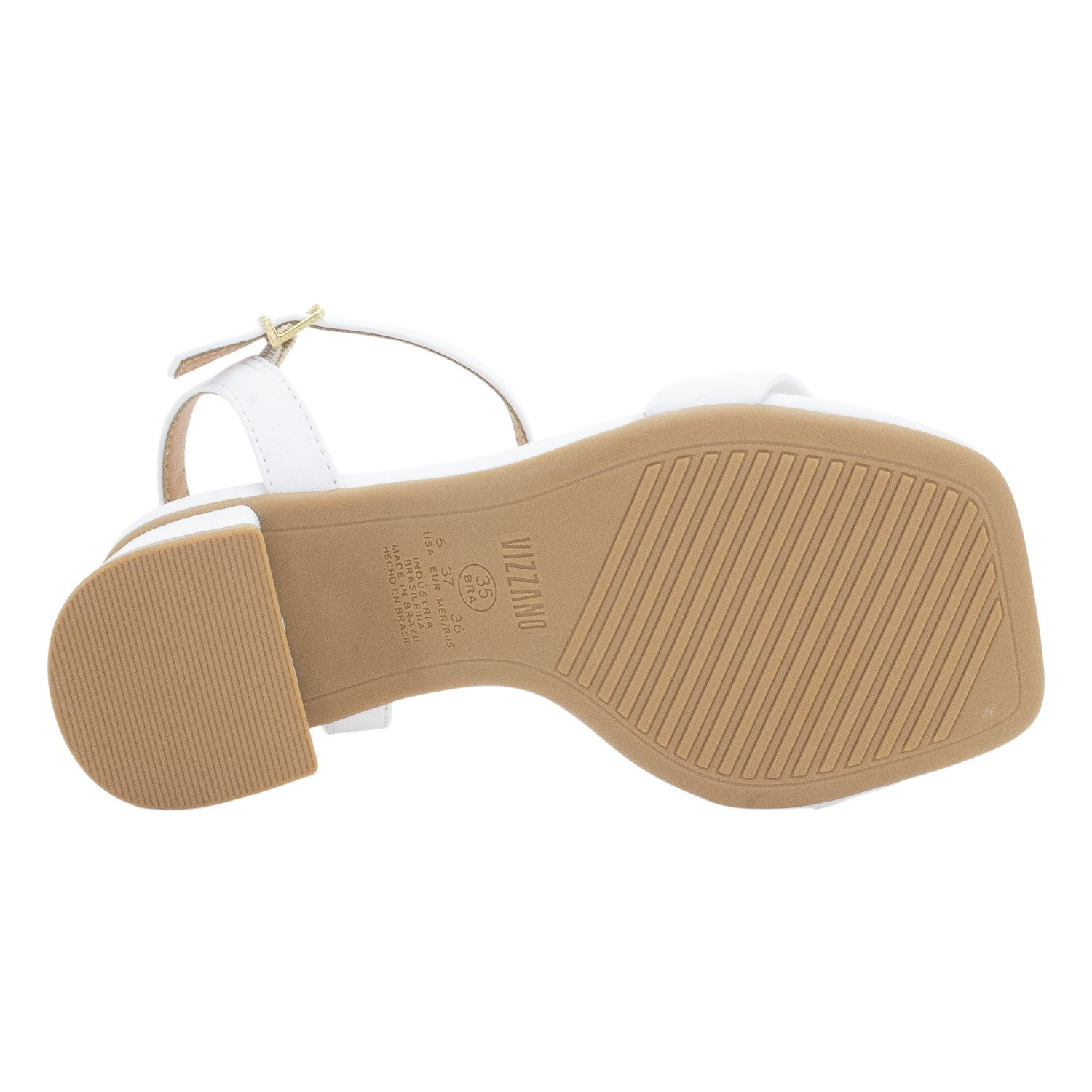 Sandália Feminina Vizzano 6454.111 - Branco Branco 4