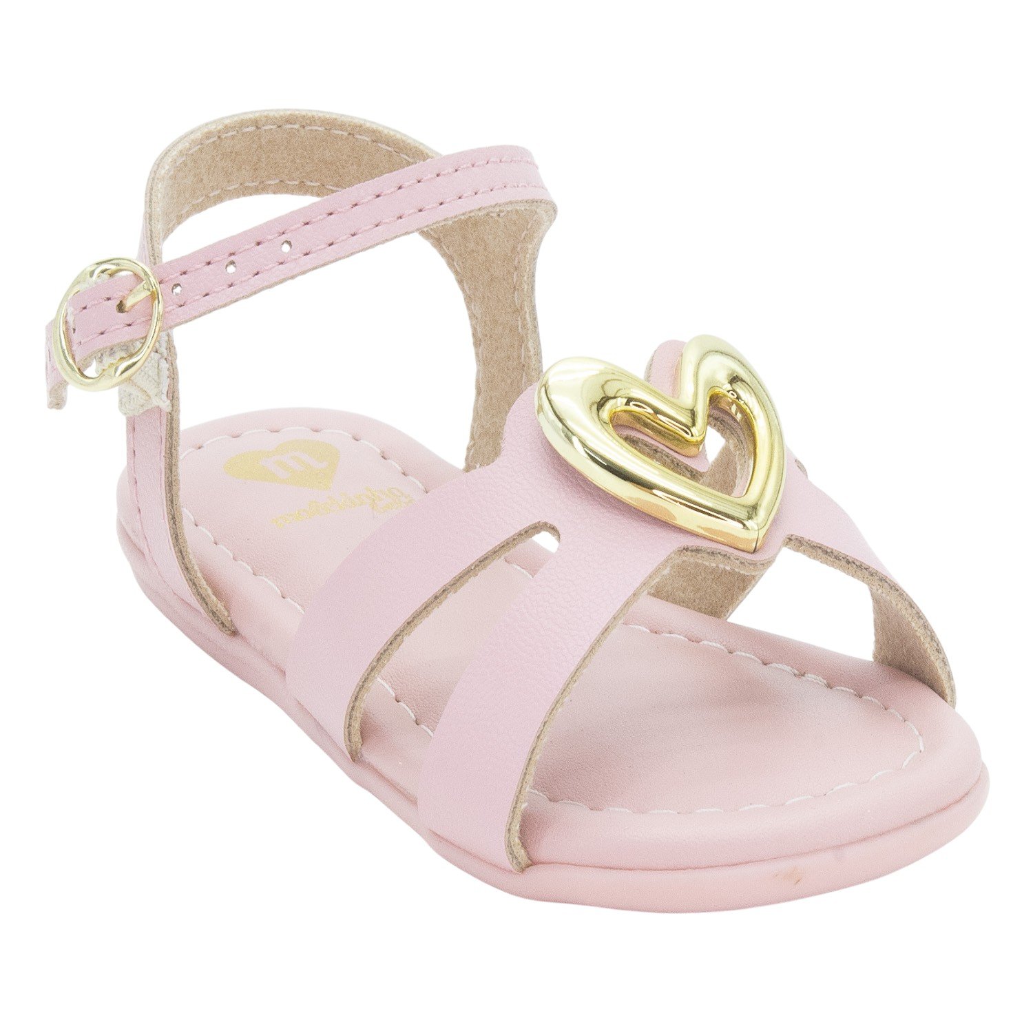 Sandália Infantil Menina Molekinha 2114.287 - Rosa Rosa 2