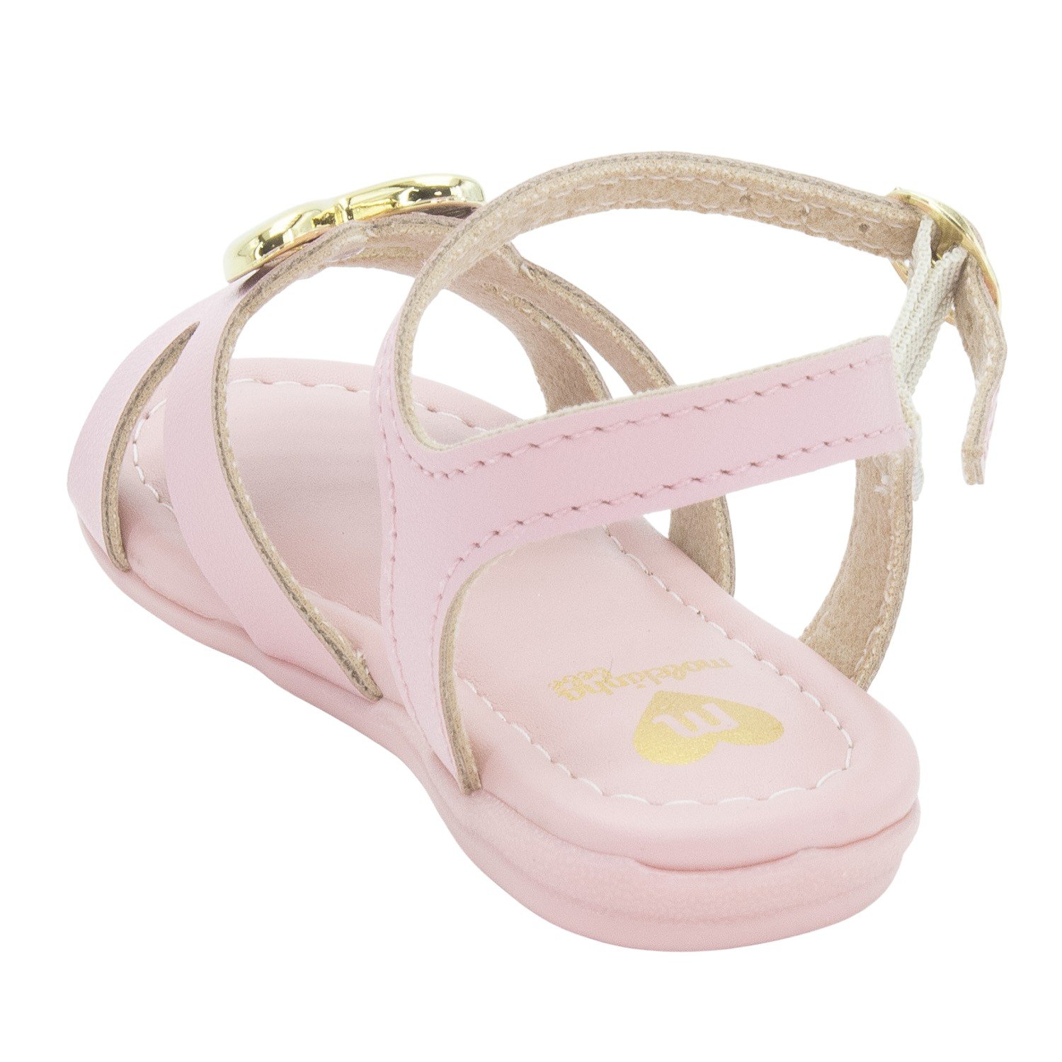 Sandália Infantil Menina Molekinha 2114.287 - Rosa Rosa 3