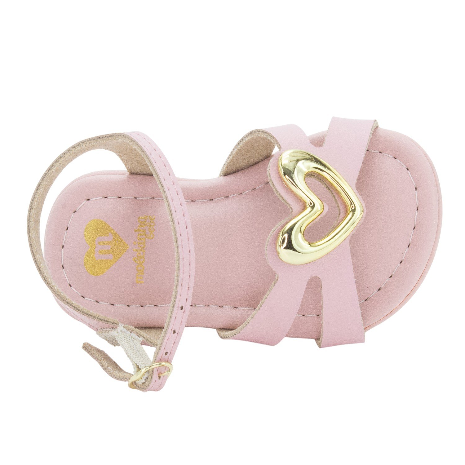 Sandália Infantil Menina Molekinha 2114.287 - Rosa Rosa 5