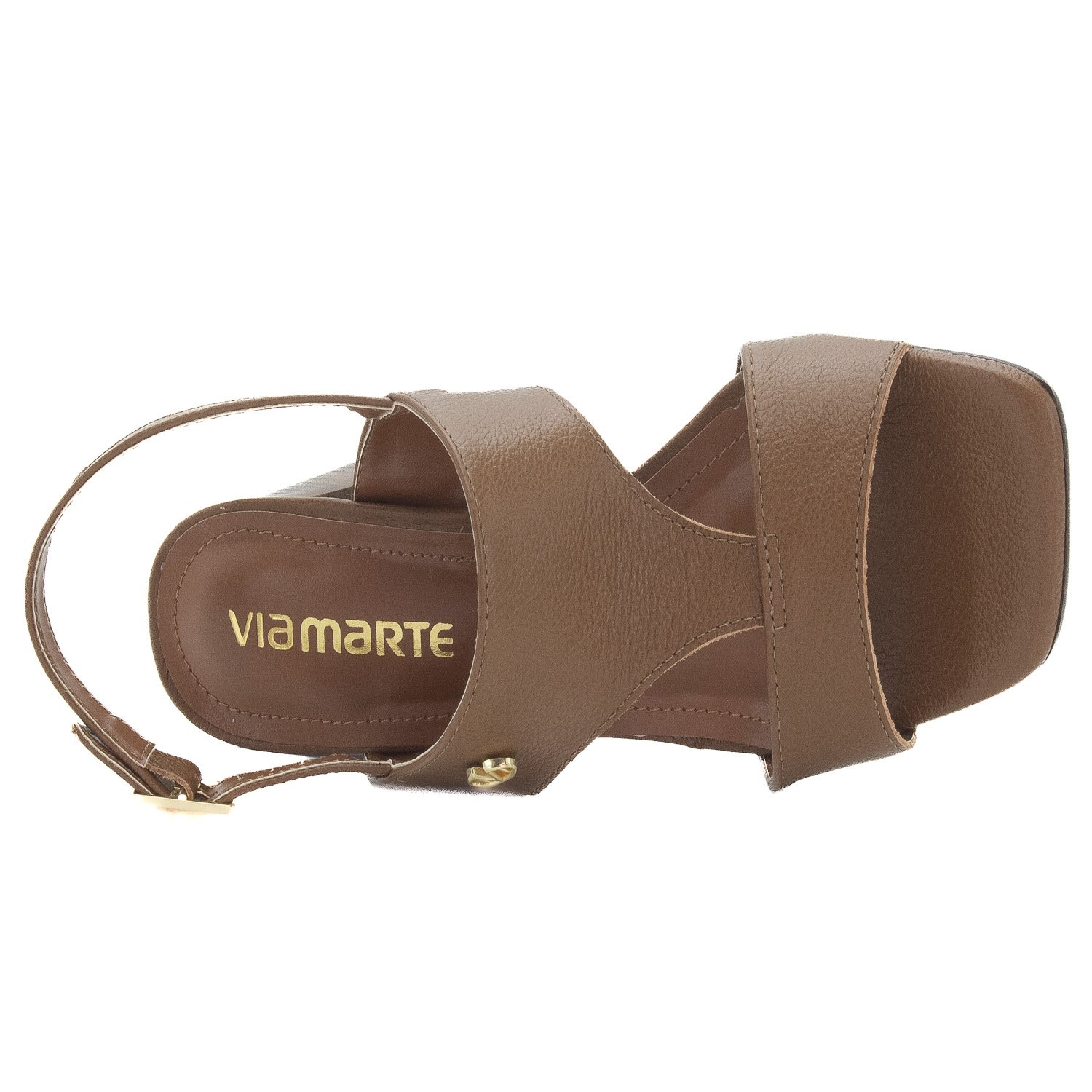 Sandália Feminina Via Marte 319-005-01 - Marrom Marrom 5