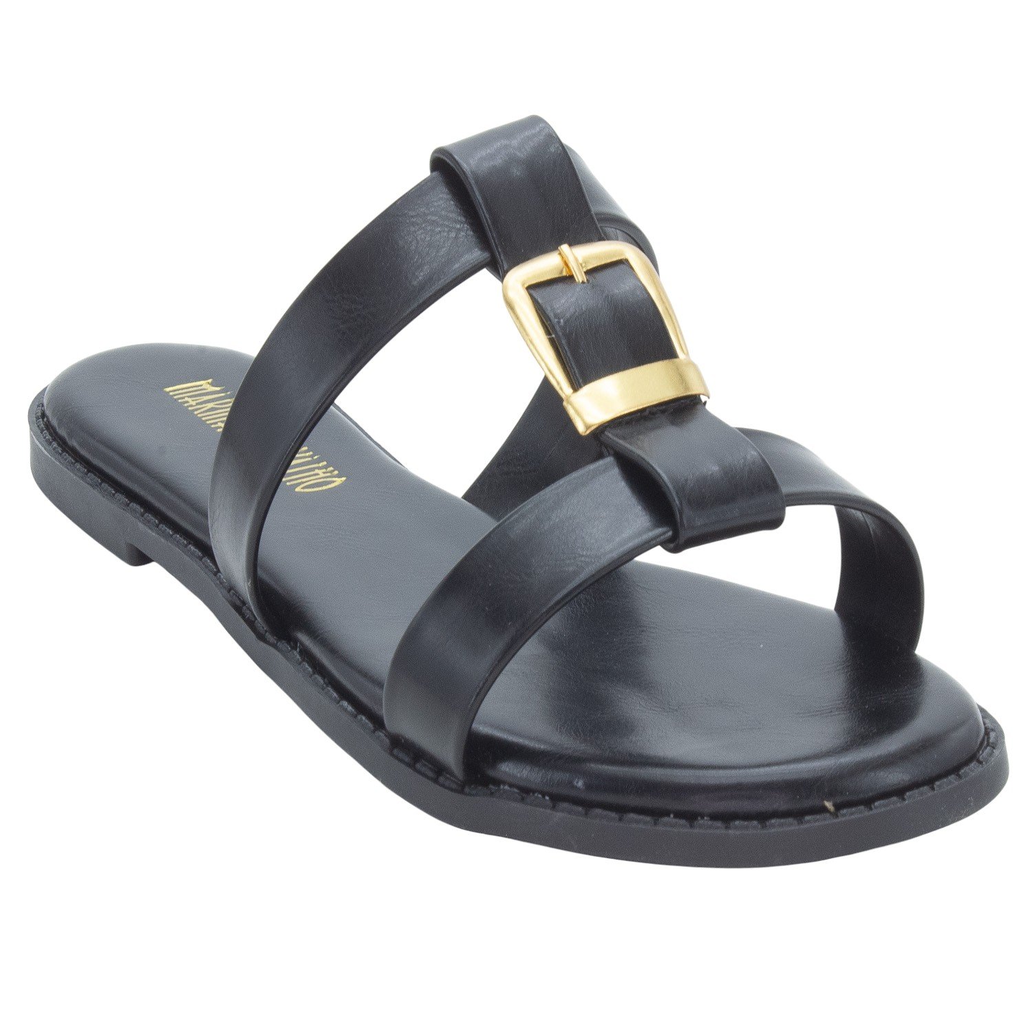 Rasteira Feminina Marina Carvalho 1723 - Preto Preto 2