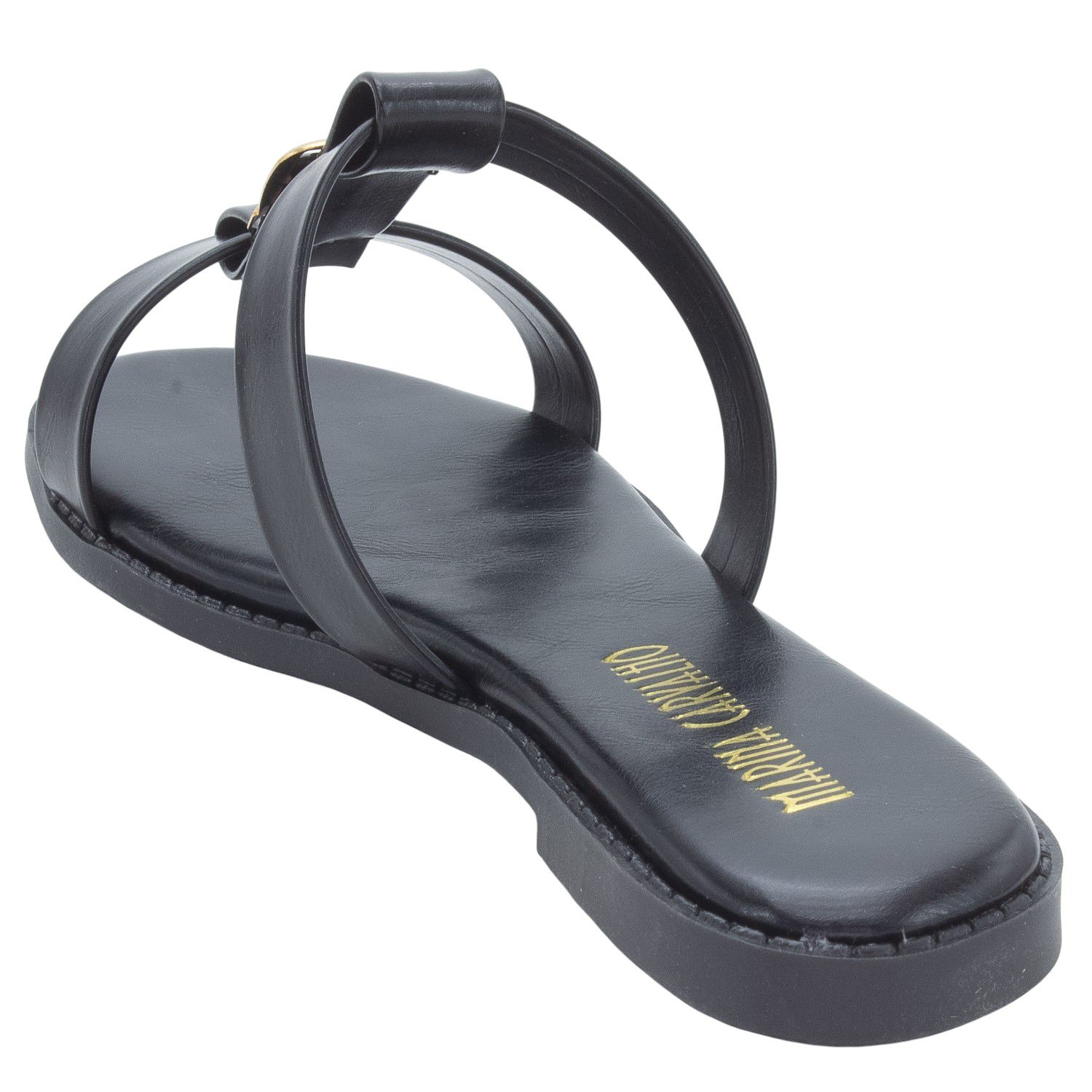 Rasteira Feminina Marina Carvalho 1723 - Preto Preto 3