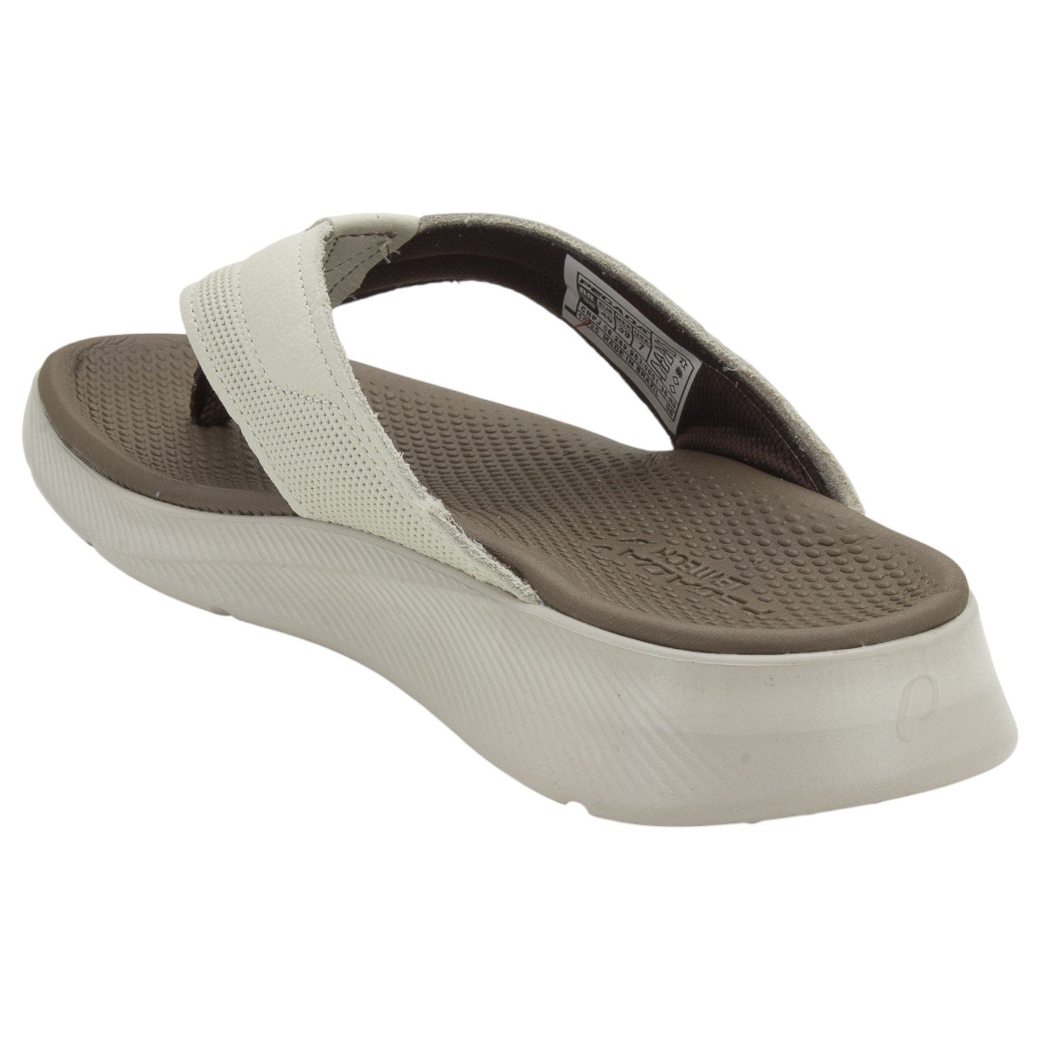 Chinelo Masculino Pegada 134701-02 - Branco Branco 3