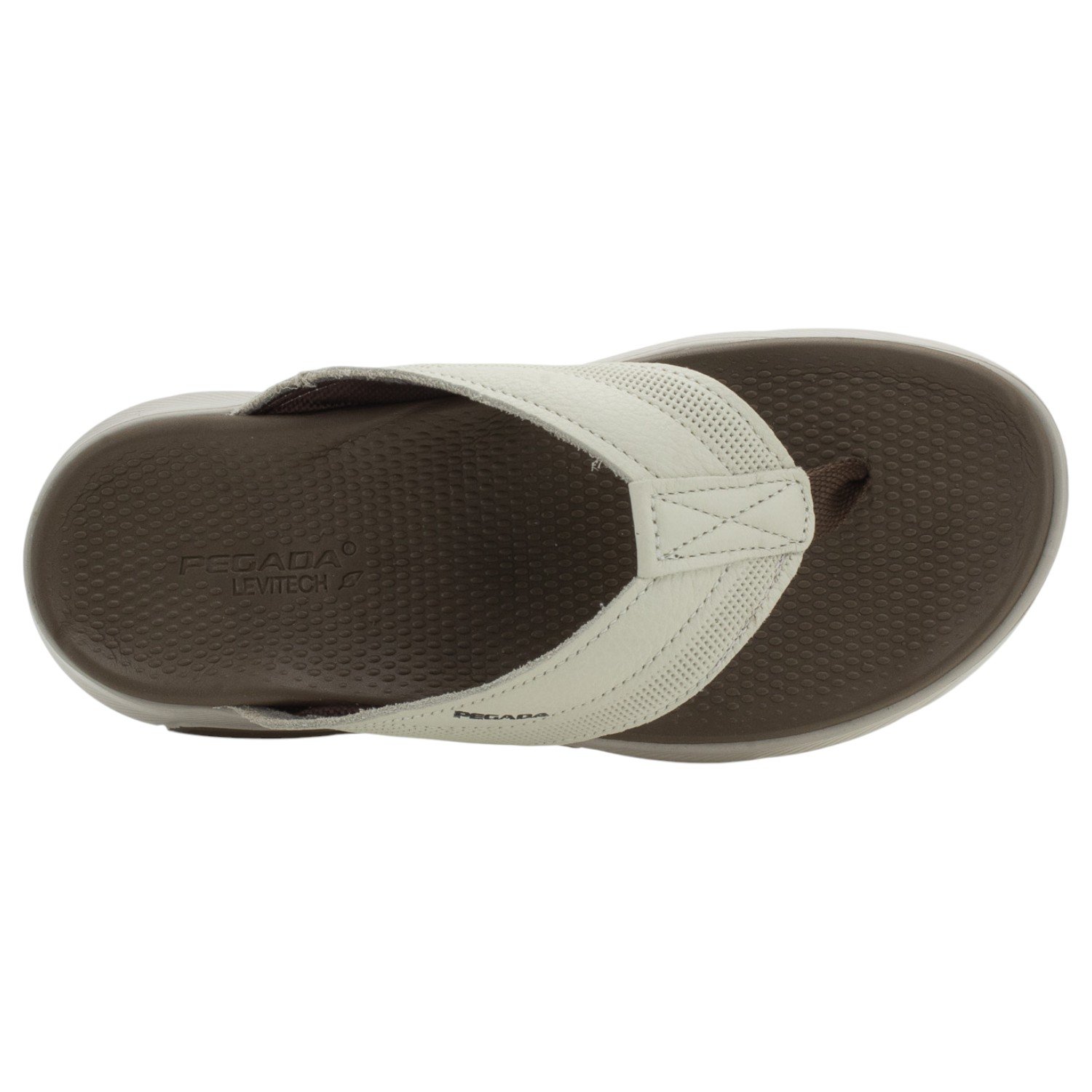 Chinelo Masculino Pegada 134701-02 - Branco Branco 5
