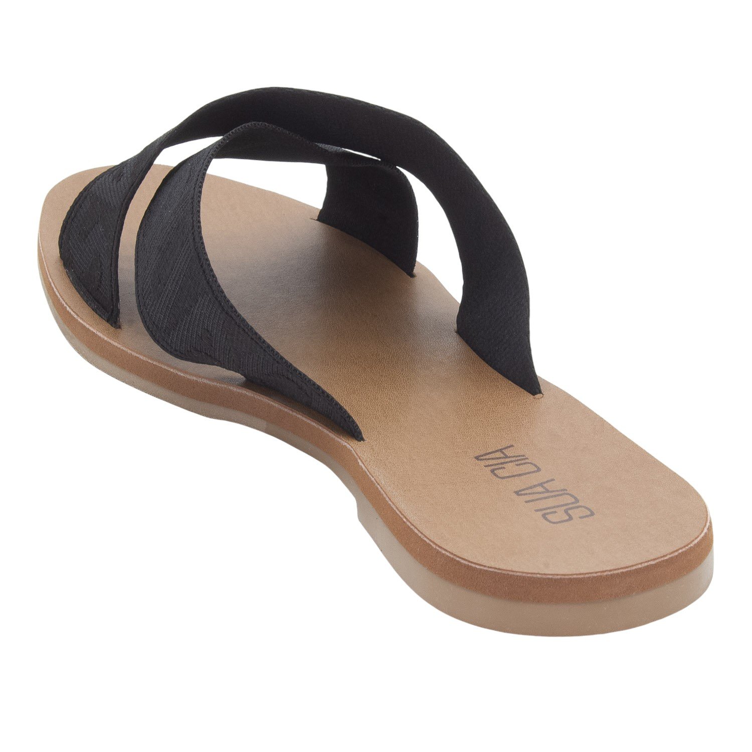 Rasteira Feminina Sua Cia 8395.16147 - Preto Preto 3