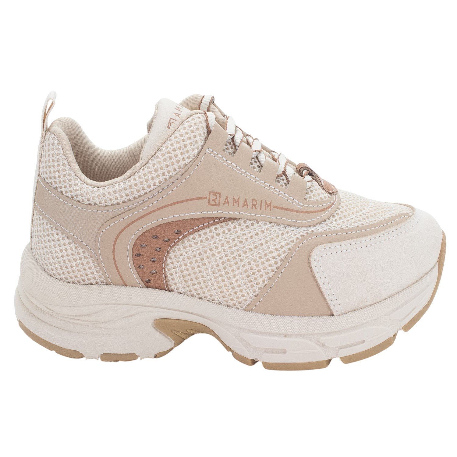 Tênis Feminino Ramarim 25-78202 - Creme