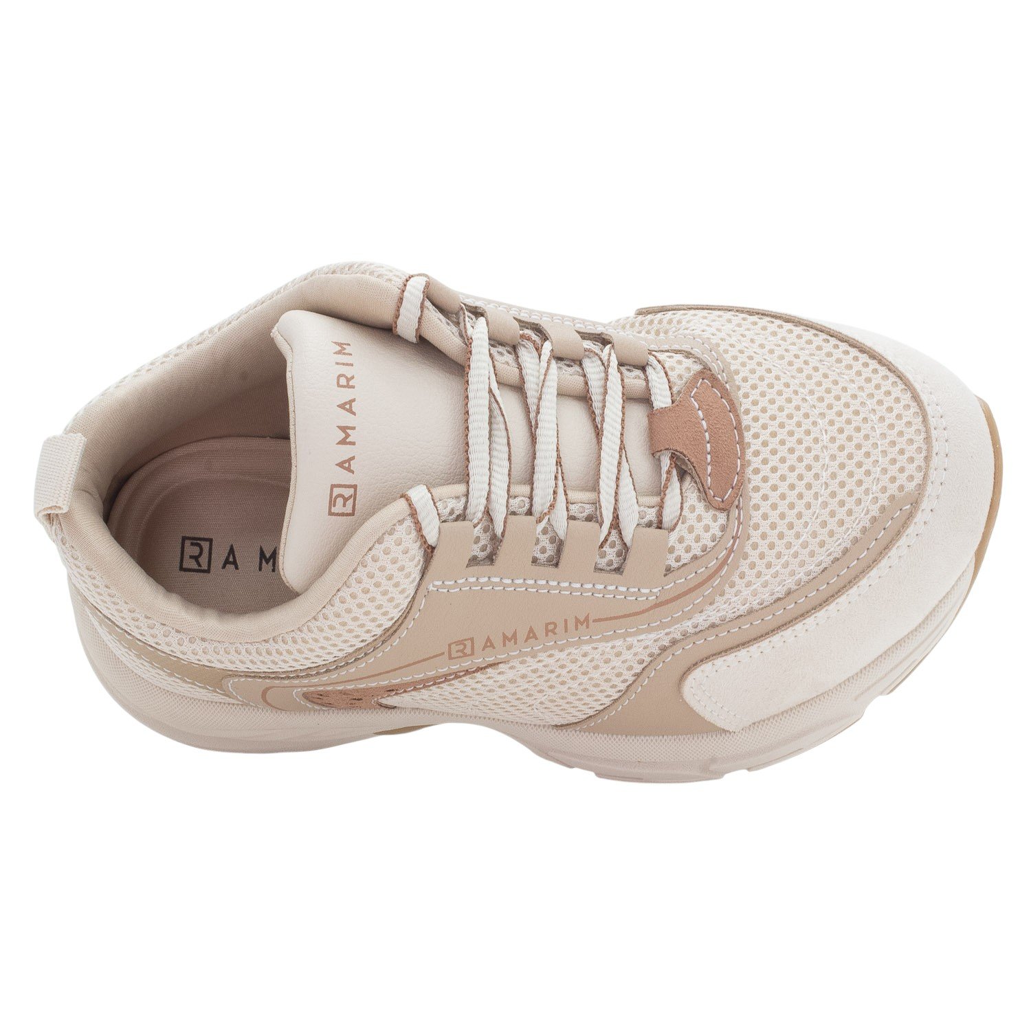 Tênis Feminino Ramarim 25-78202 - Creme Bege 5