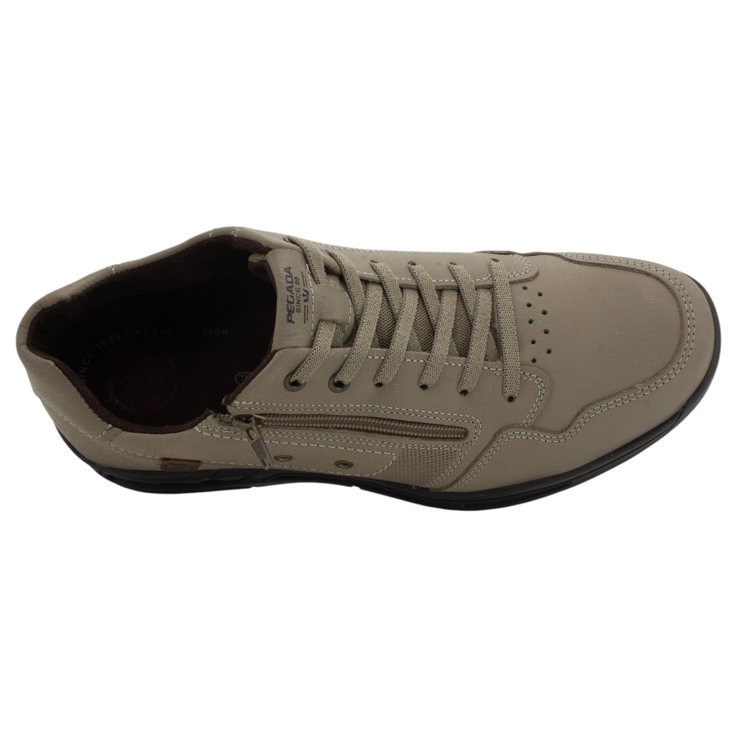 Sapatênis Masculino Pegada 511801-04 - Areia Bege 5