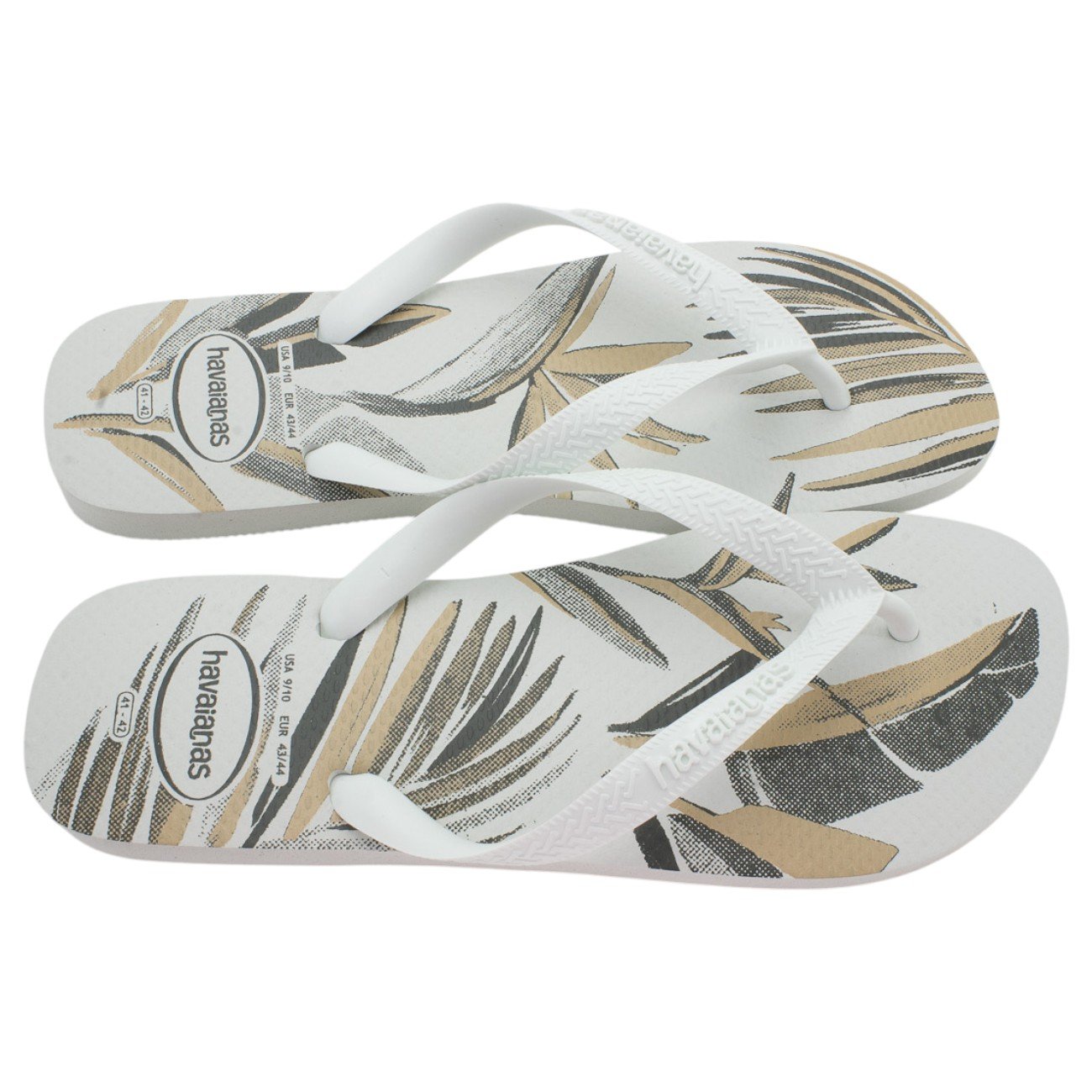 Chinelo Masculino Havaianas Aloha - Branco Branco 2