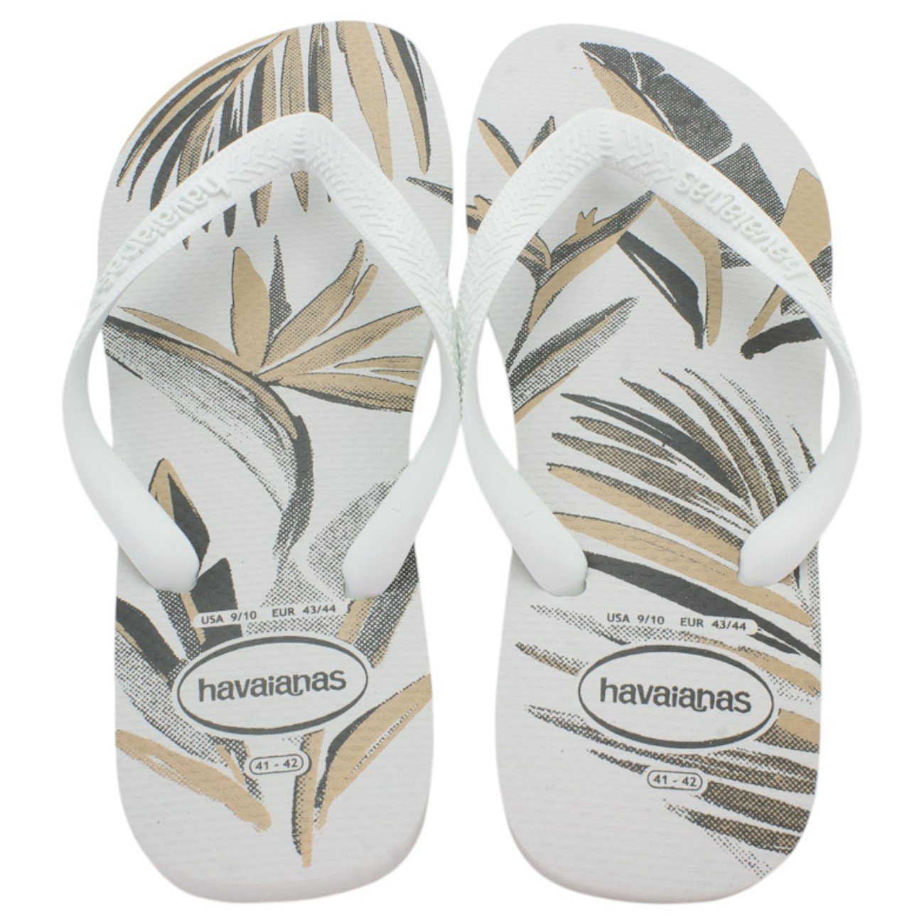 Chinelo Masculino Havaianas Aloha - Branco Branco 3