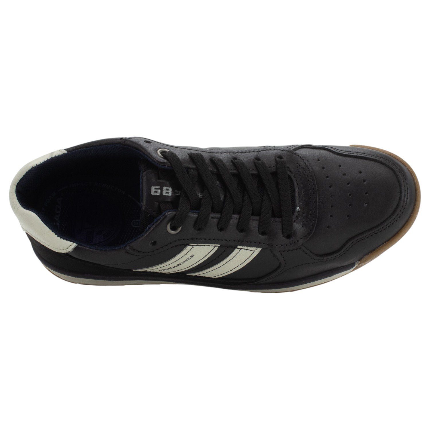 Sapatênis Masculino Pegada 112504-04 - Preto Preto 5