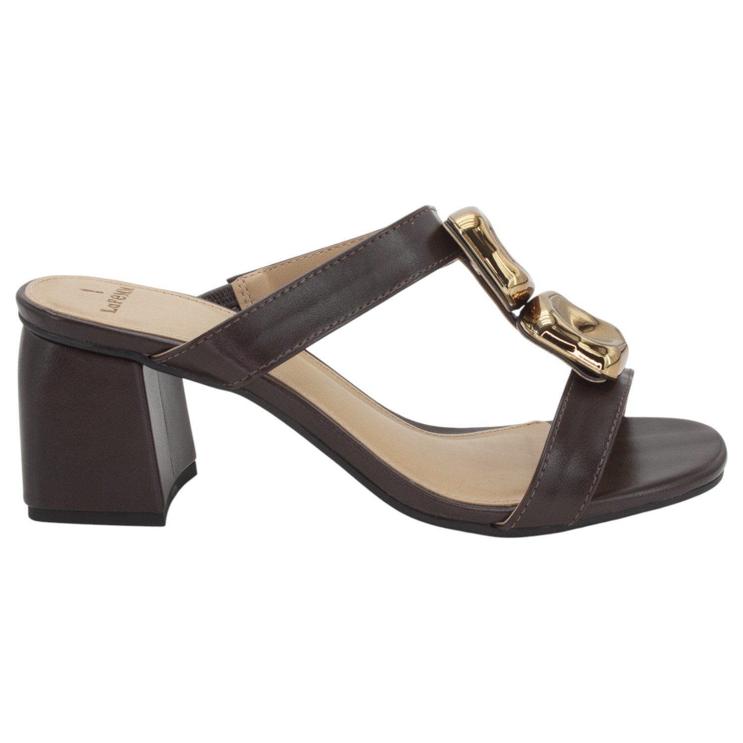 Tamanco Feminino La Femme 57.090 - Marrom