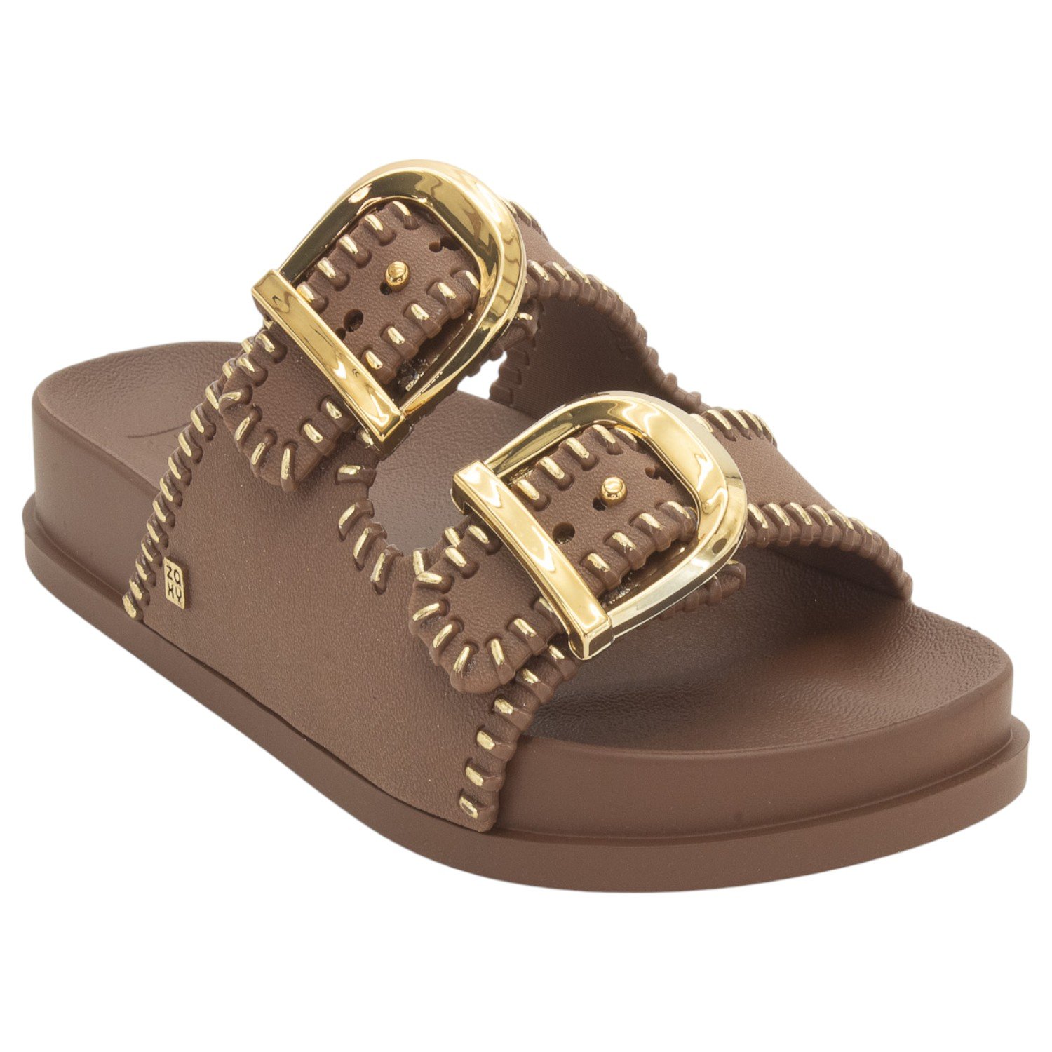 Papete Feminina Zaxy Fire - Marrom Marrom 2