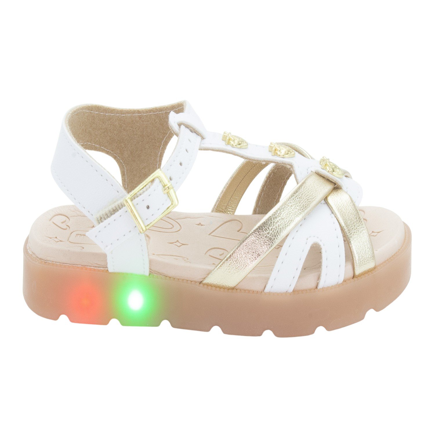 Sandália Infantil Menina Molekinha 2741.202 - Branco