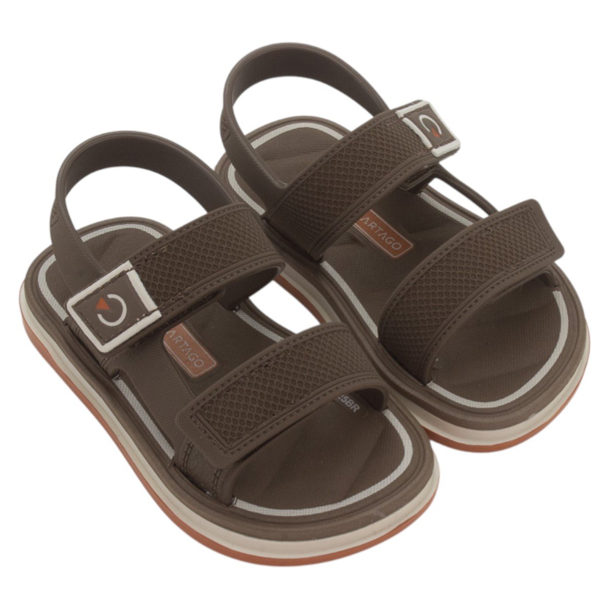 Sandália Infantil Menino Cartago Malaga Sport II - Marrom