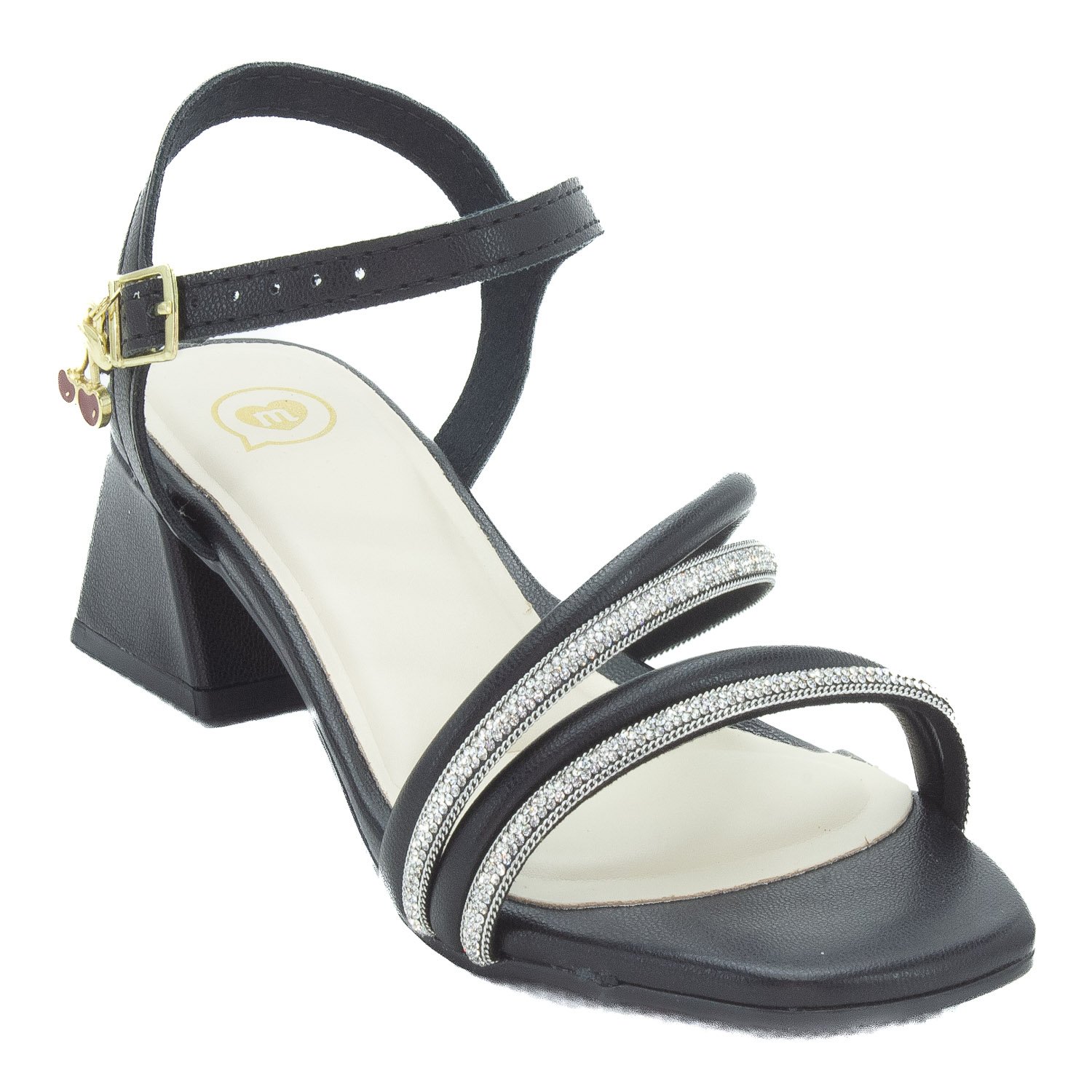 Sandália Infantil Menina Molekinha 2347.127 - Preto Preto 2