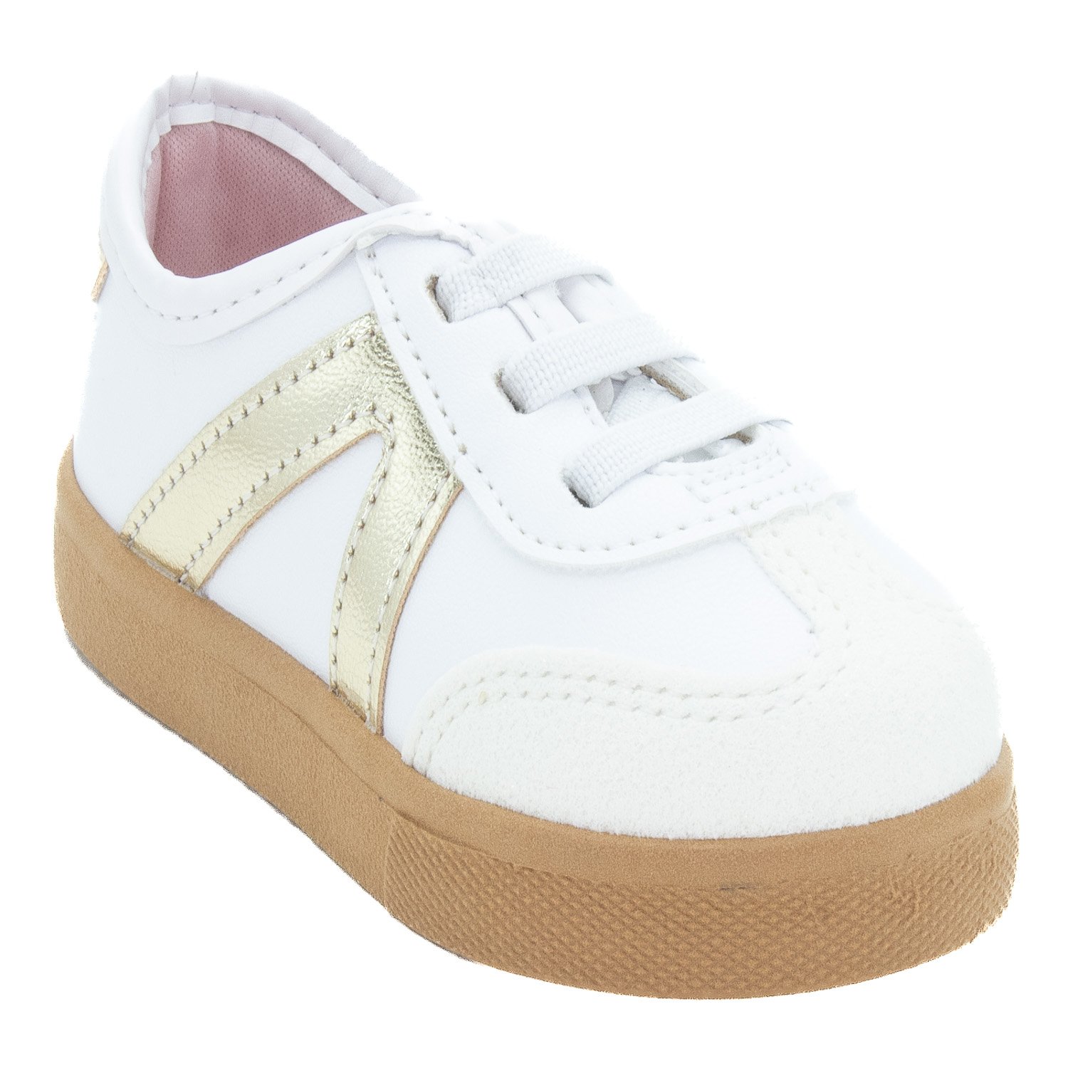 Tênis Infantil Menina Molekinha 2118.592 - Branco Branco 2