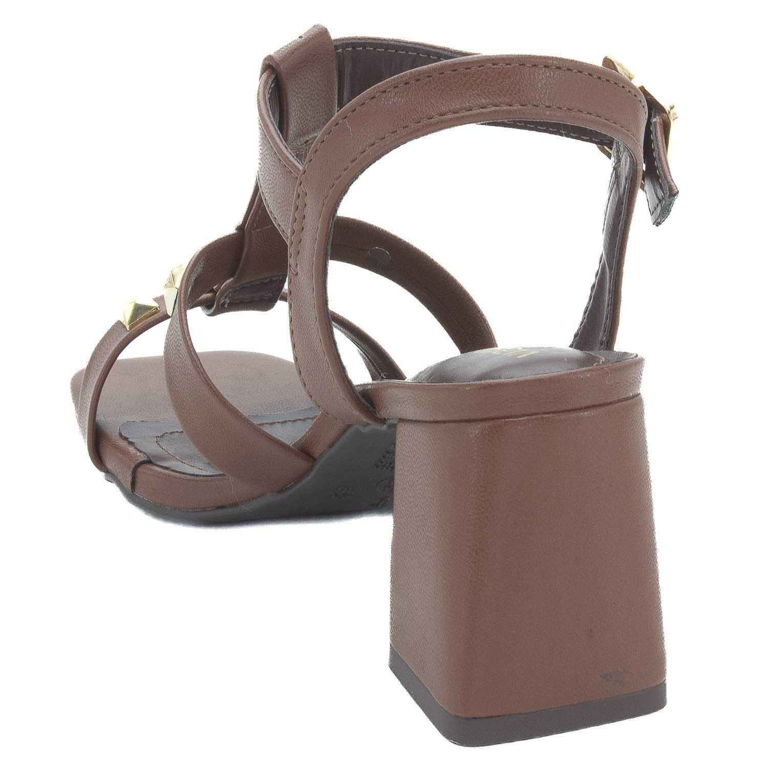 Sandália Feminina Via Marte 171-035-01 - Marrom Marrom 3