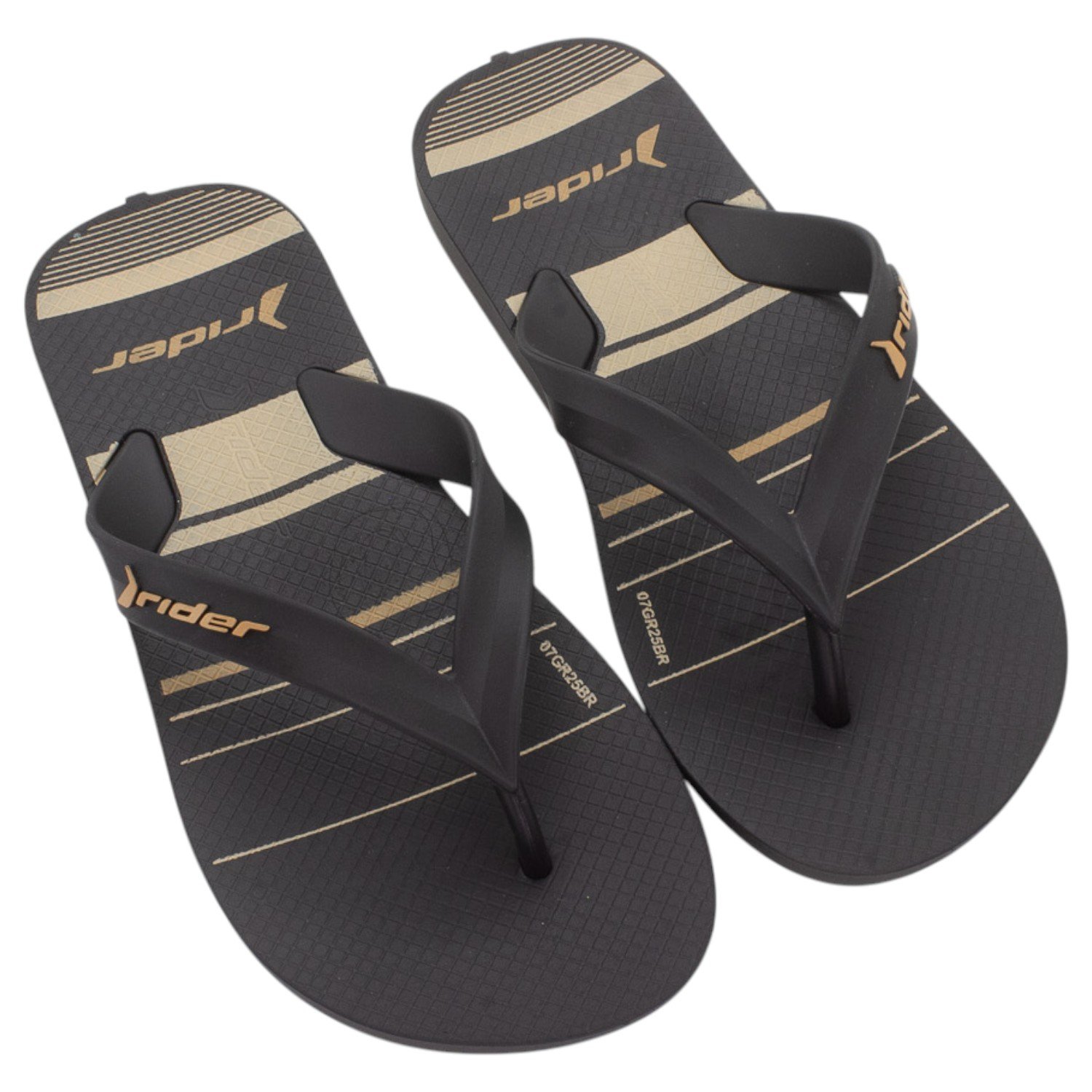 Chinelo Infantil Menino Rider Feel Urban - Preto