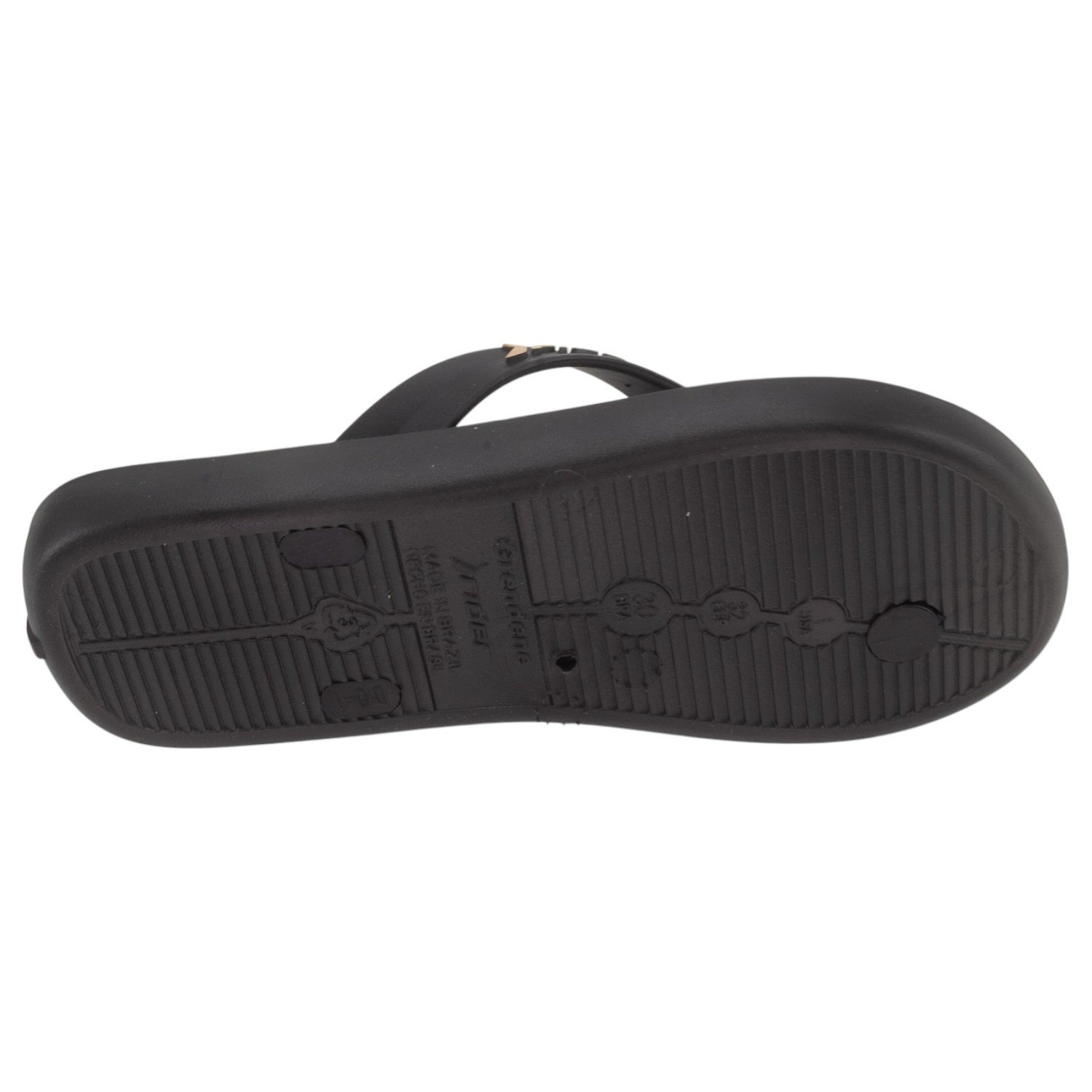 Chinelo Infantil Menino Rider Feel Urban - Preto Preto 4