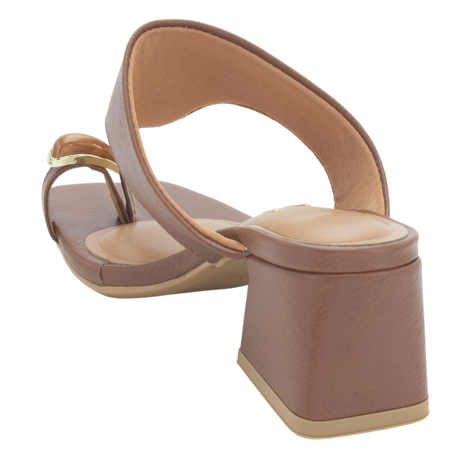 Tamanco Feminino Vizzano 6558.103 - Marrom Marrom 3