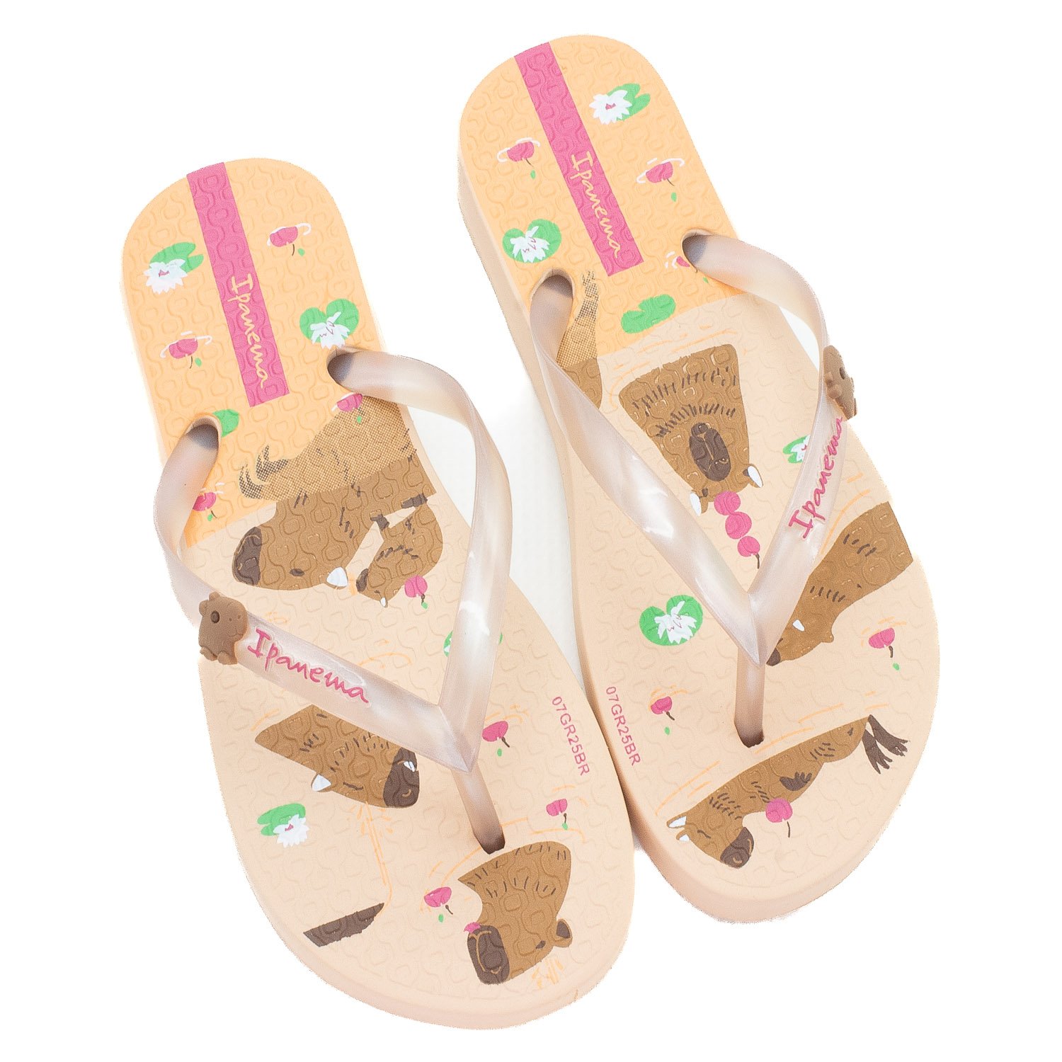 Chinelo Infantil Menina Ipanema Hype - Bege