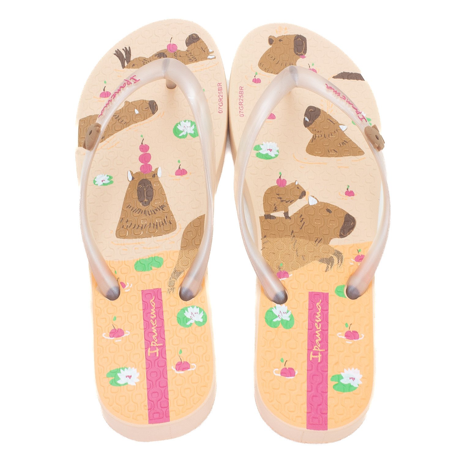 Chinelo Infantil Menina Ipanema Hype - Bege Bege 3