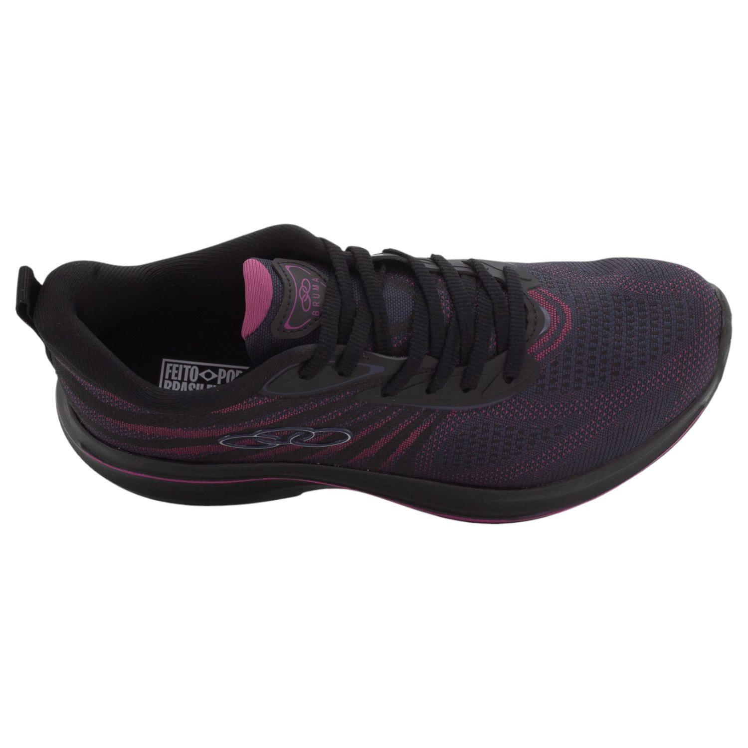 Tênis Feminino Olympikus Bruma - Preto Preto 5